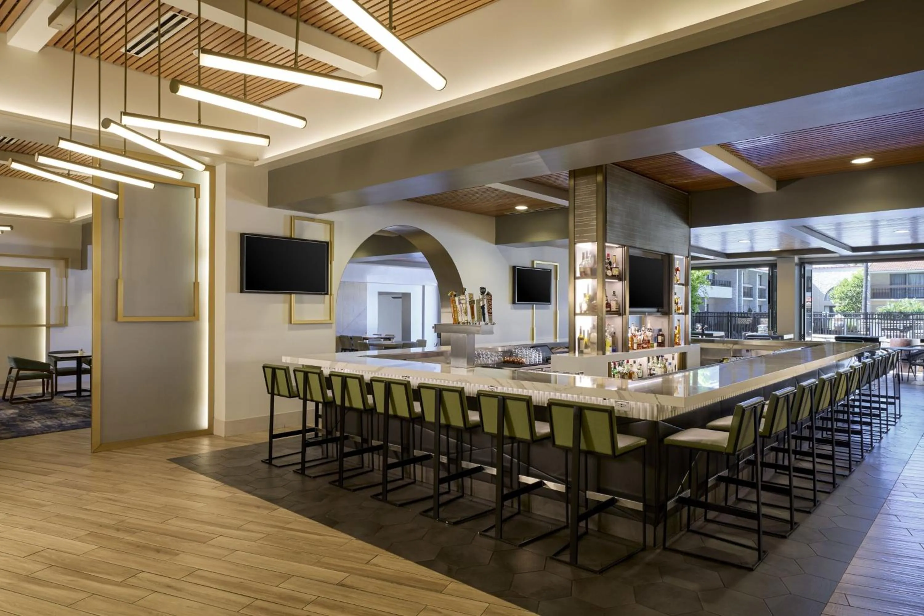 Lounge or bar in Santa Clara Marriott