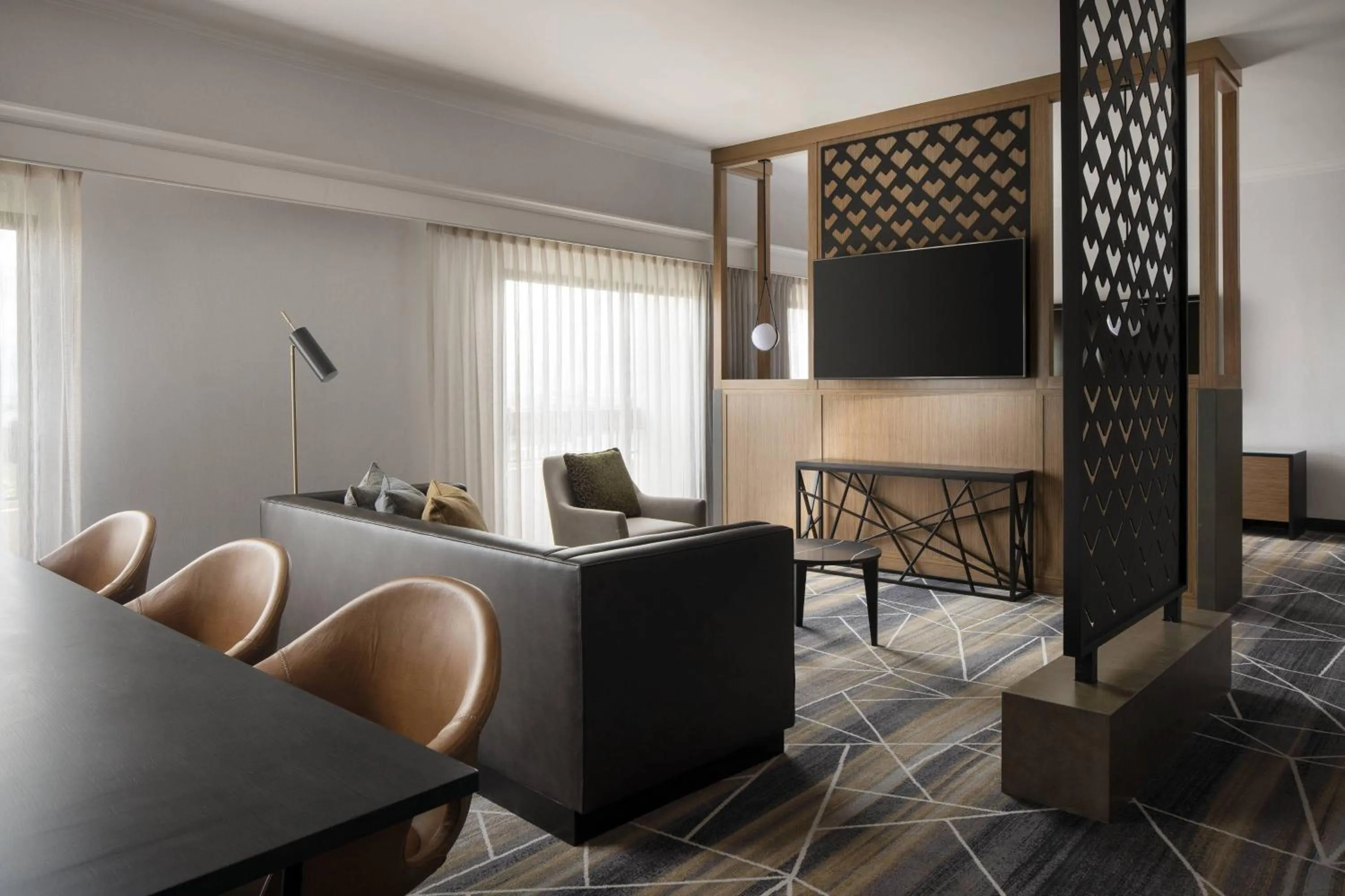 Living room in Santa Clara Marriott