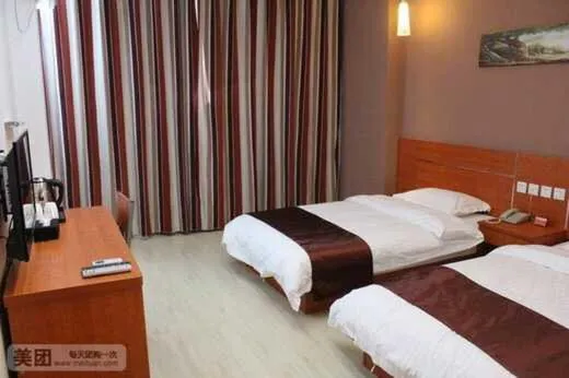 Bed in Thank Inn Chain Hotel Jiangsu Yancheng Jianhu Guanhua Road