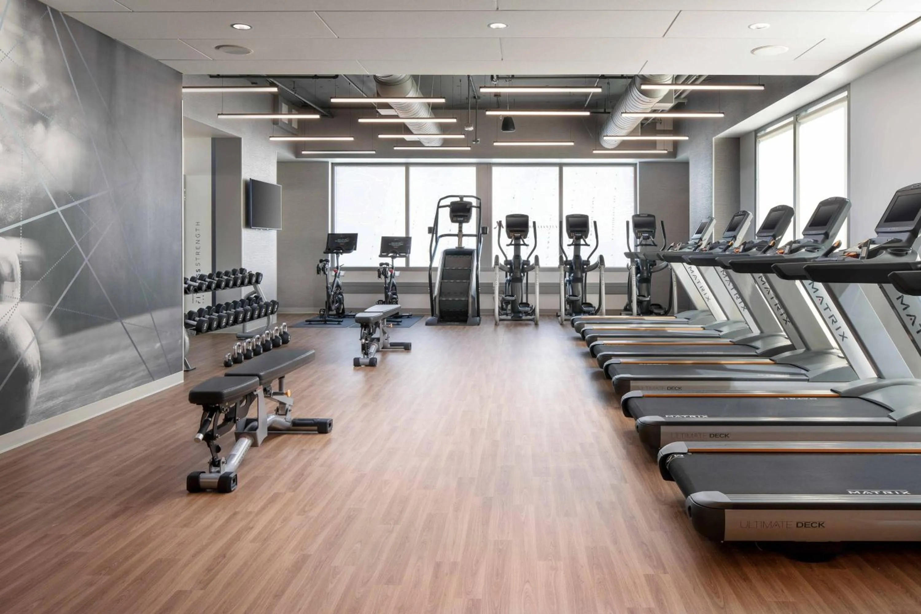Fitness centre/facilities in San Jose Marriott