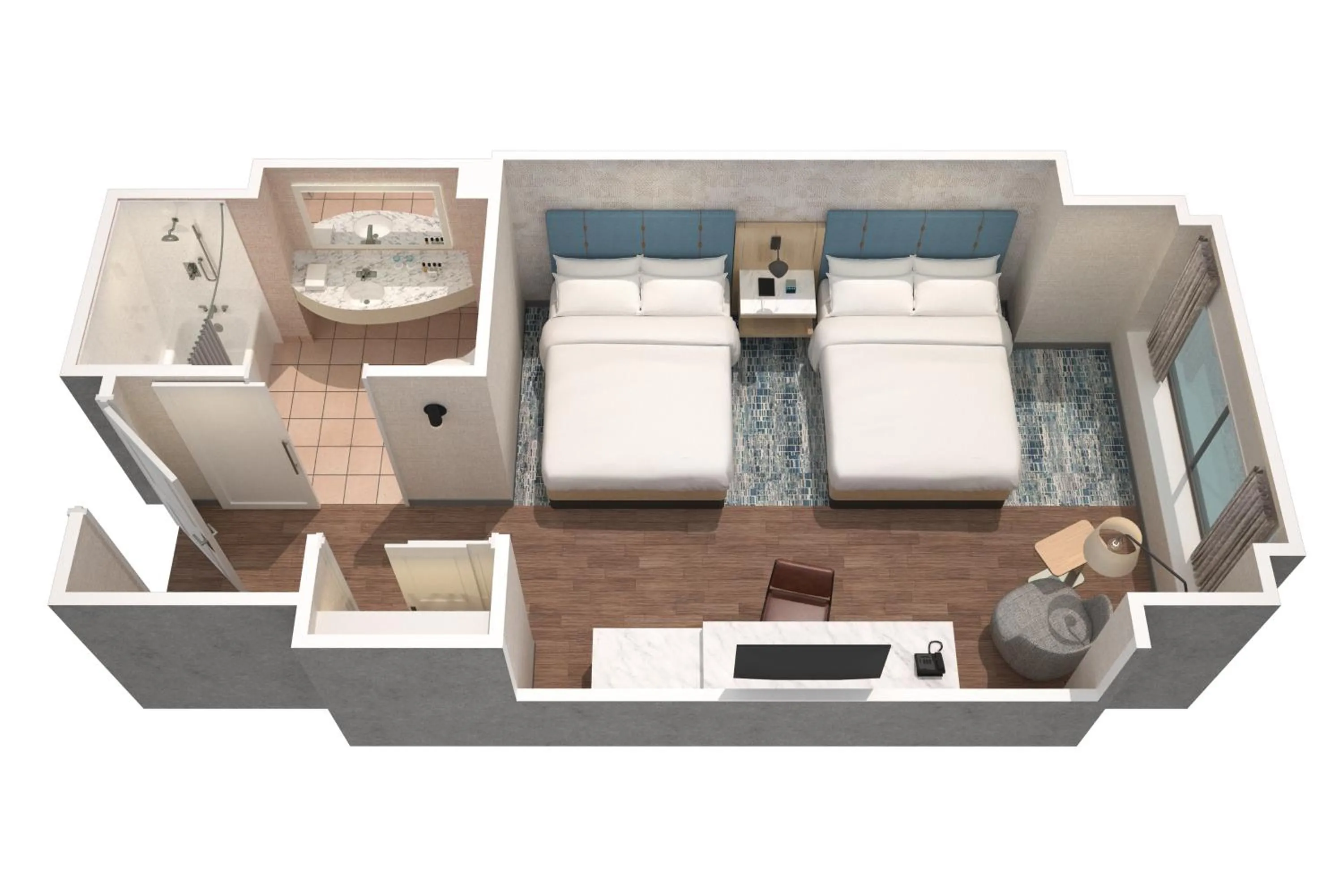 Floor plan in San Jose Marriott