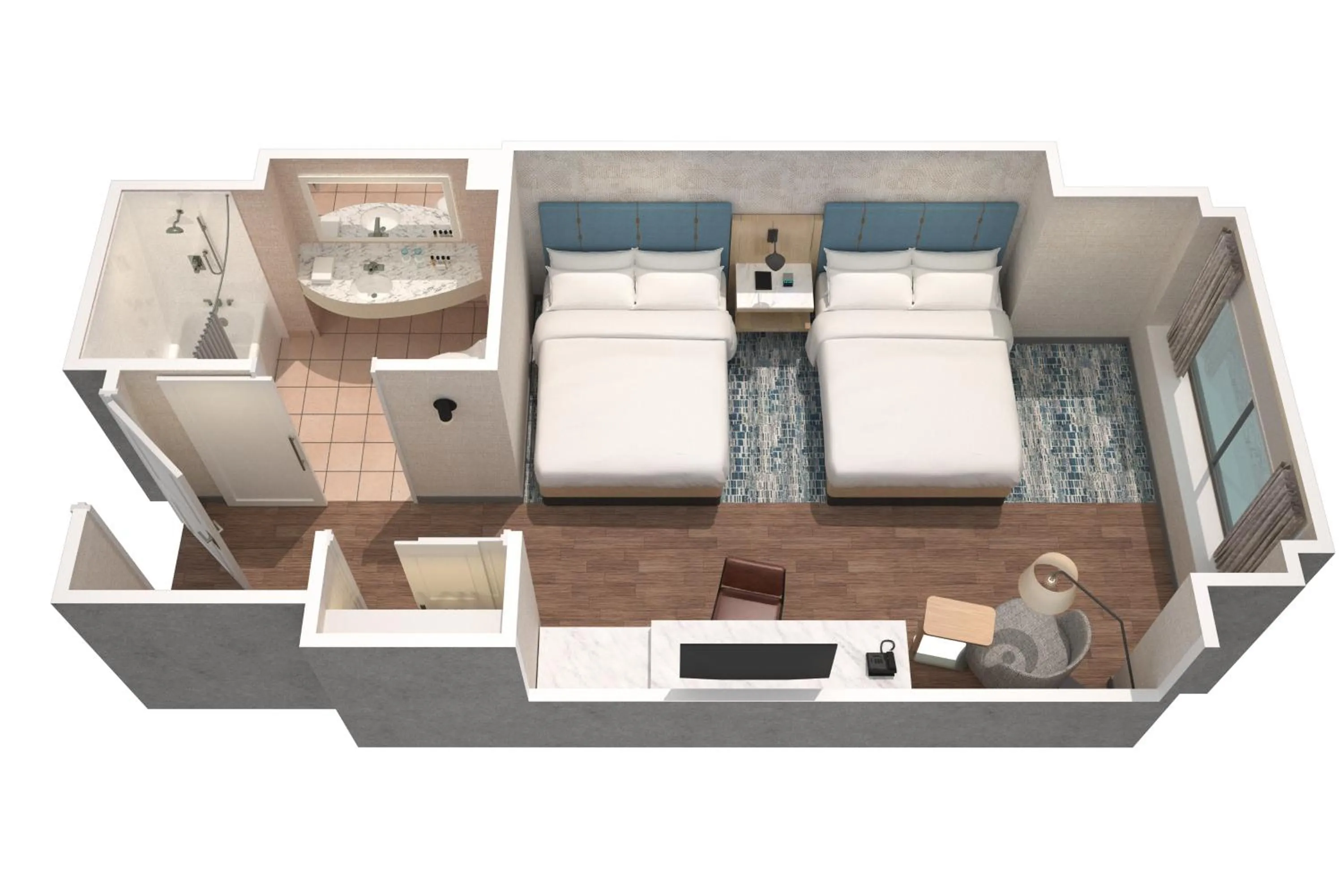 Floor plan in San Jose Marriott