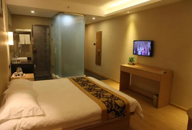 Bed in Thank Inn Plus Hotel Shandong Qingdao Development Zone Shandong University of Science and Technology