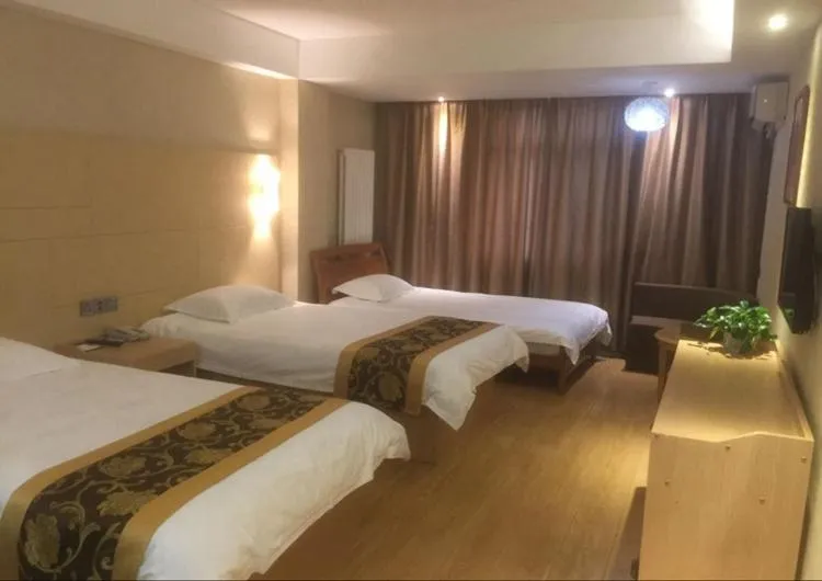 Bed in Thank Inn Plus Hotel Shandong Qingdao Development Zone Shandong University of Science and Technology