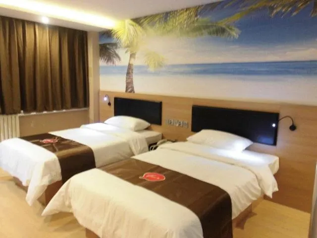 Bed in Thank Inn Plus Hotel Shandong Jining Zhoucheng Yishan South Road