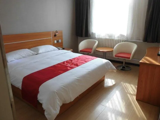 Bed in Thank Inn Plus Hotel Shandong Jining Zhoucheng Yishan South Road