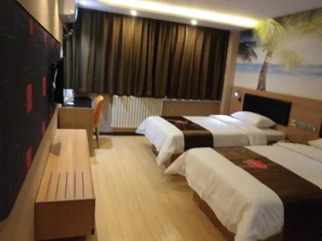 Bed in Thank Inn Plus Hotel Shandong Jining Zhoucheng Yishan South Road