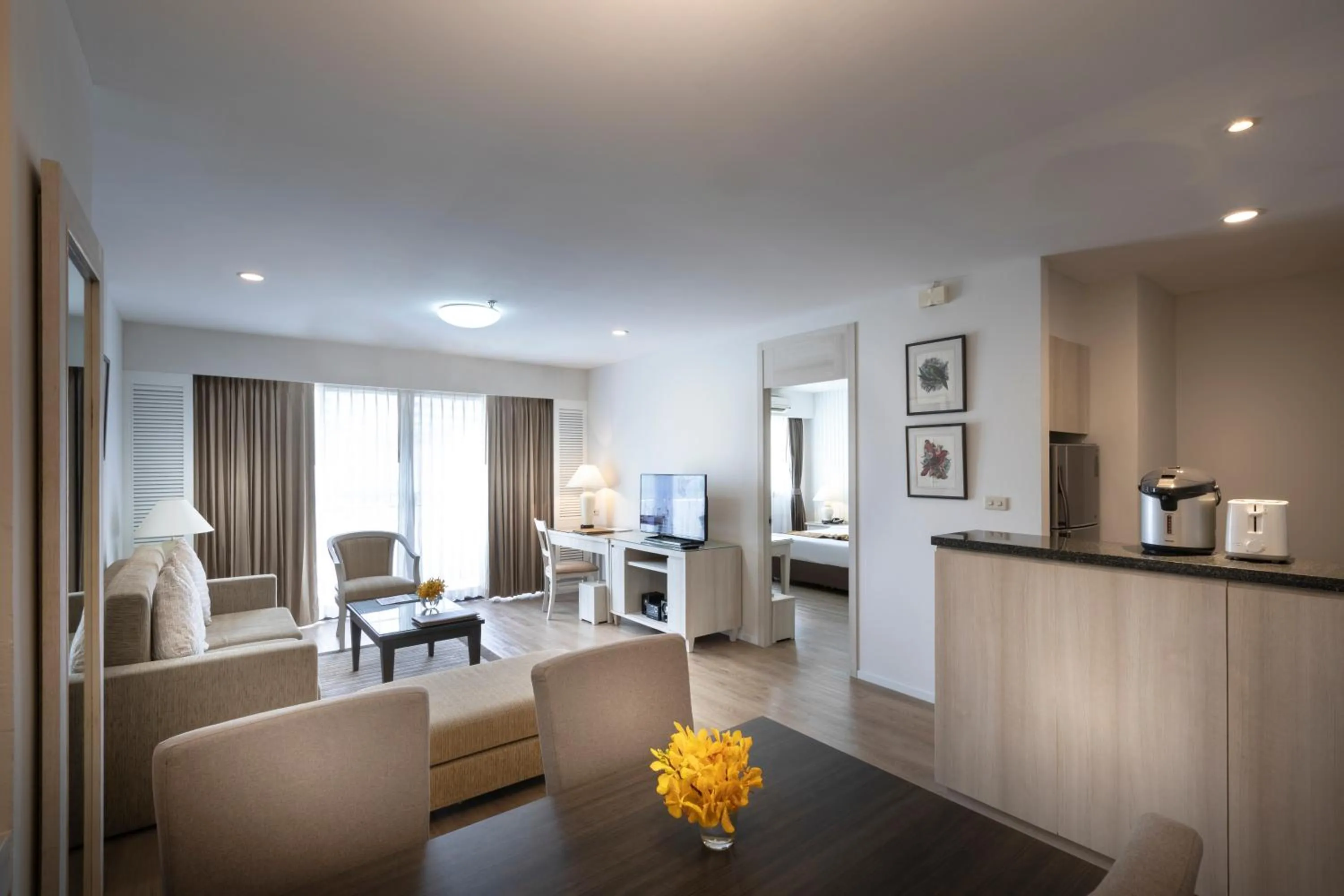 Living room in Kantary Bay Hotel And Serviced Apartments Sriracha