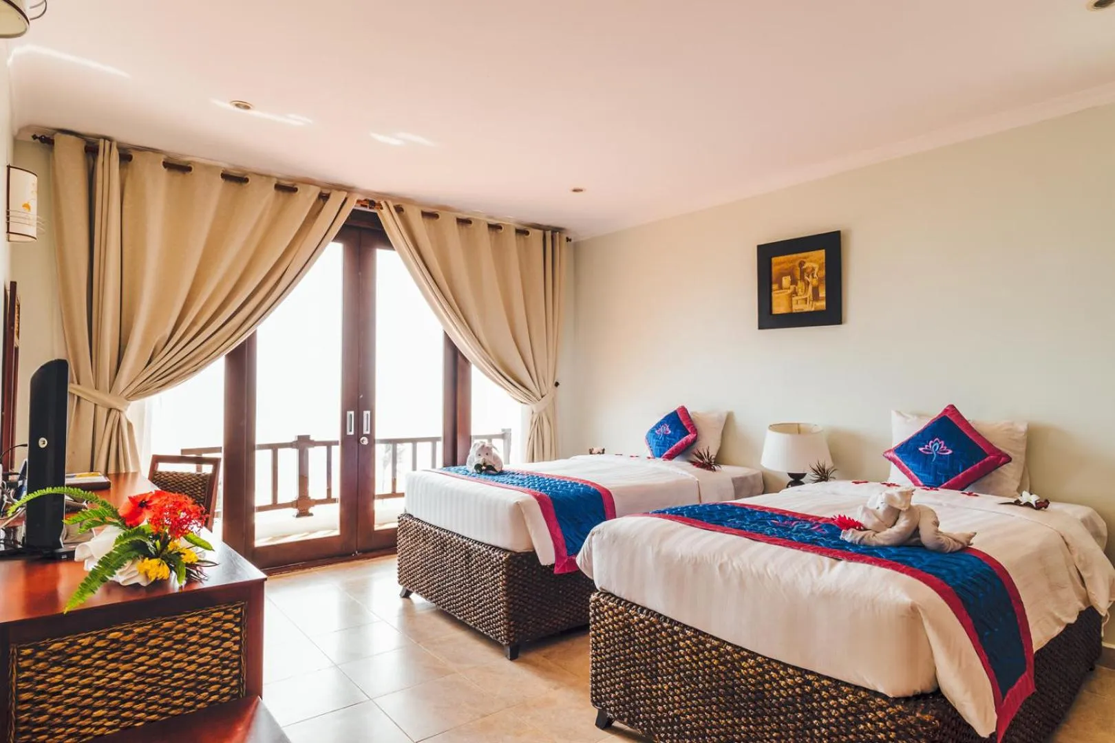 Bedroom, Bed in Lotus Muine Resort & Spa