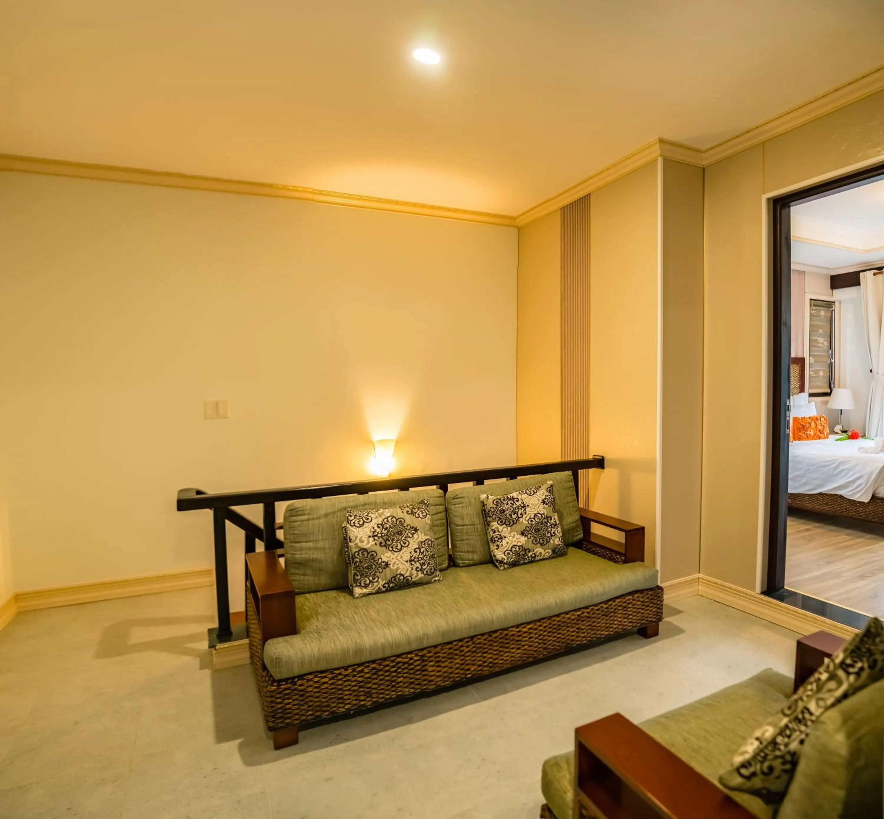 Bed in Lotus Muine Resort & Spa