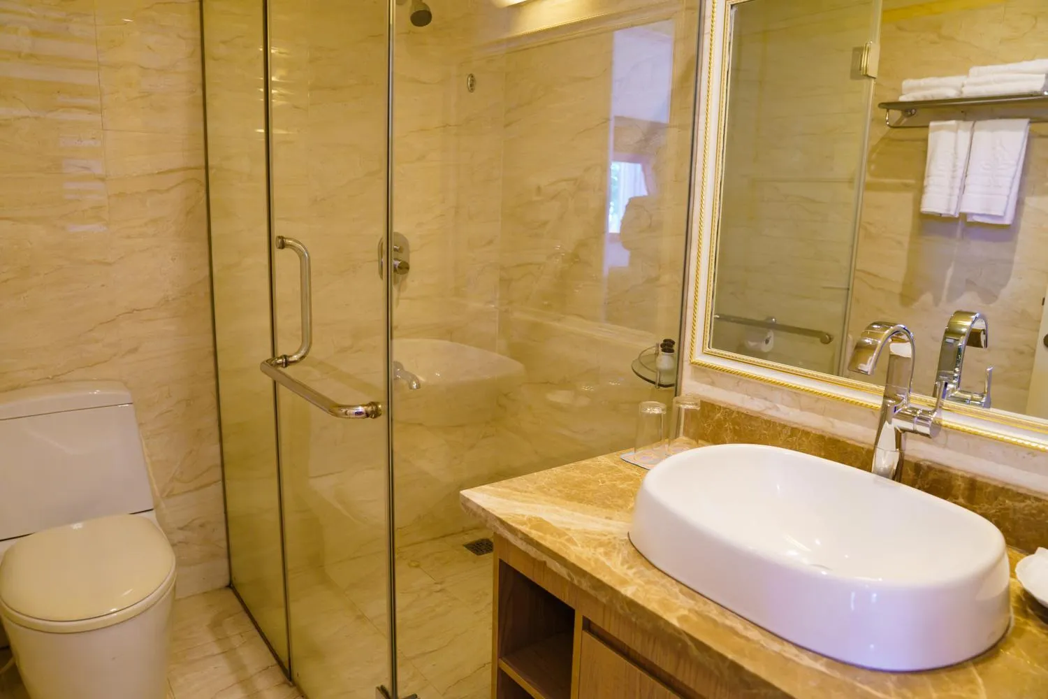 Shower in Lotus Muine Resort & Spa