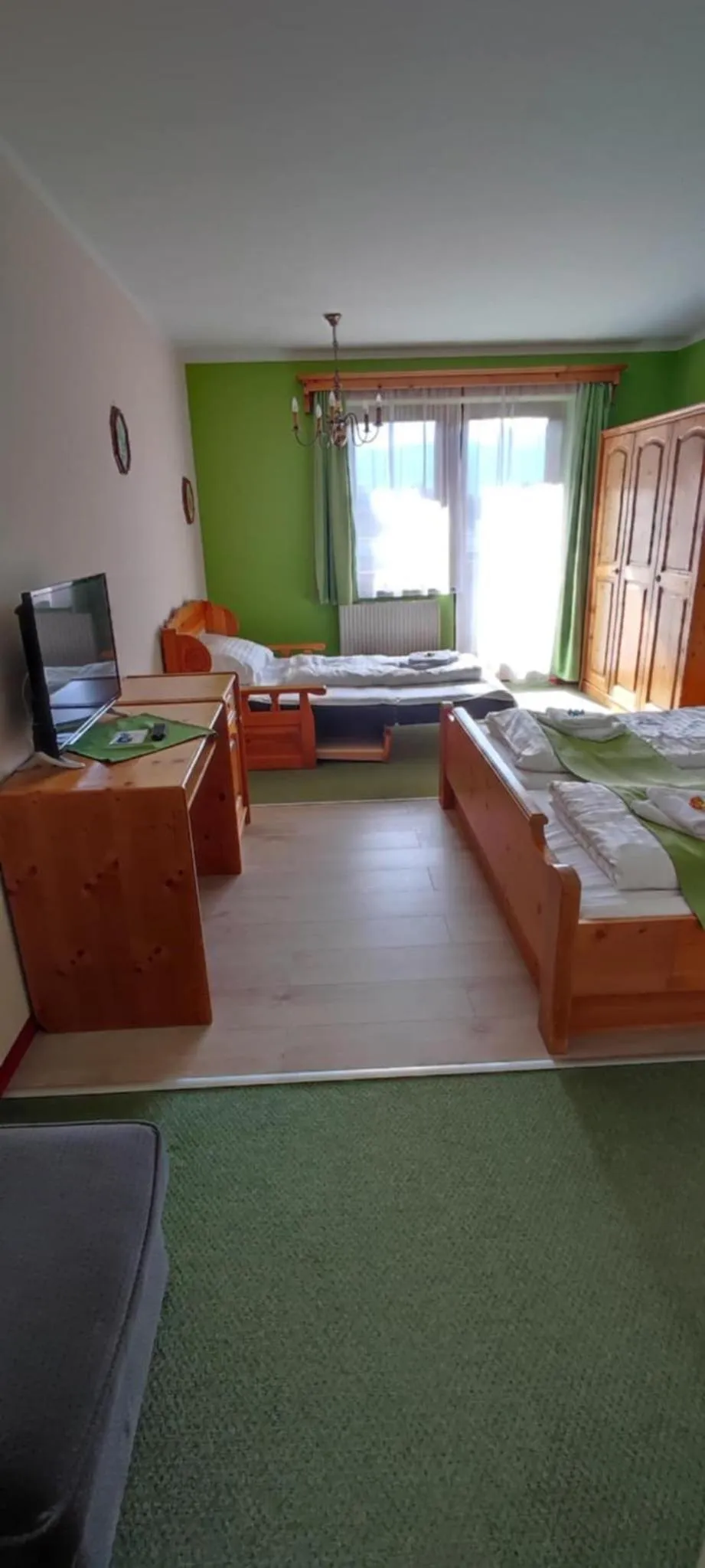 Bed in Hotel Aquamarin