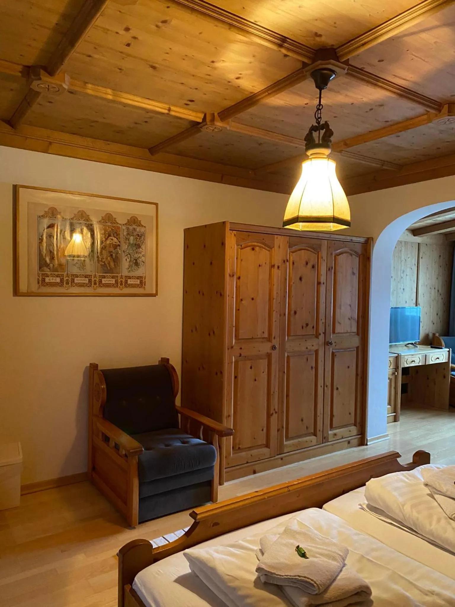 Photo of the whole room, Bed in Hotel Aquamarin