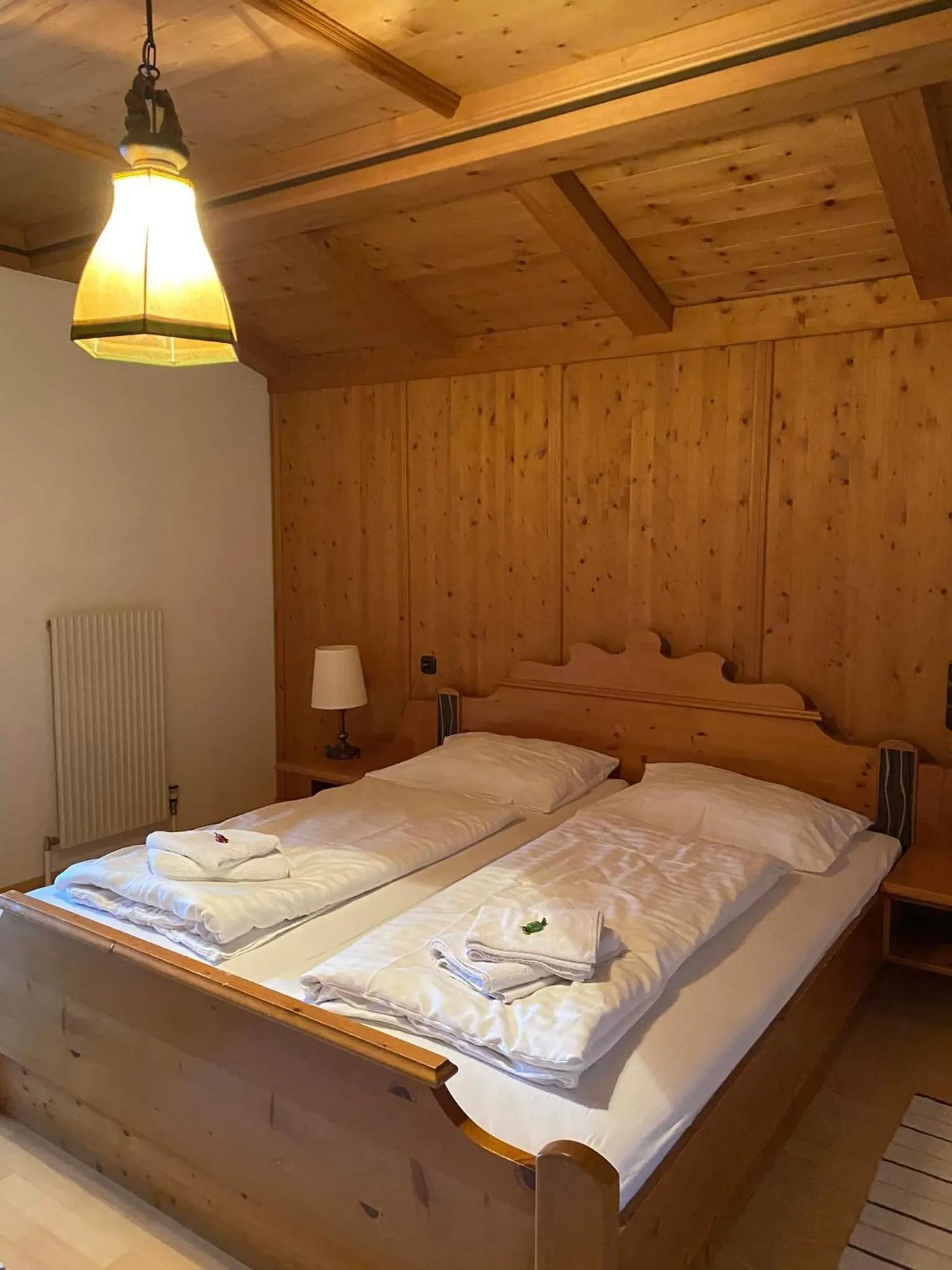 Bed in Hotel Aquamarin