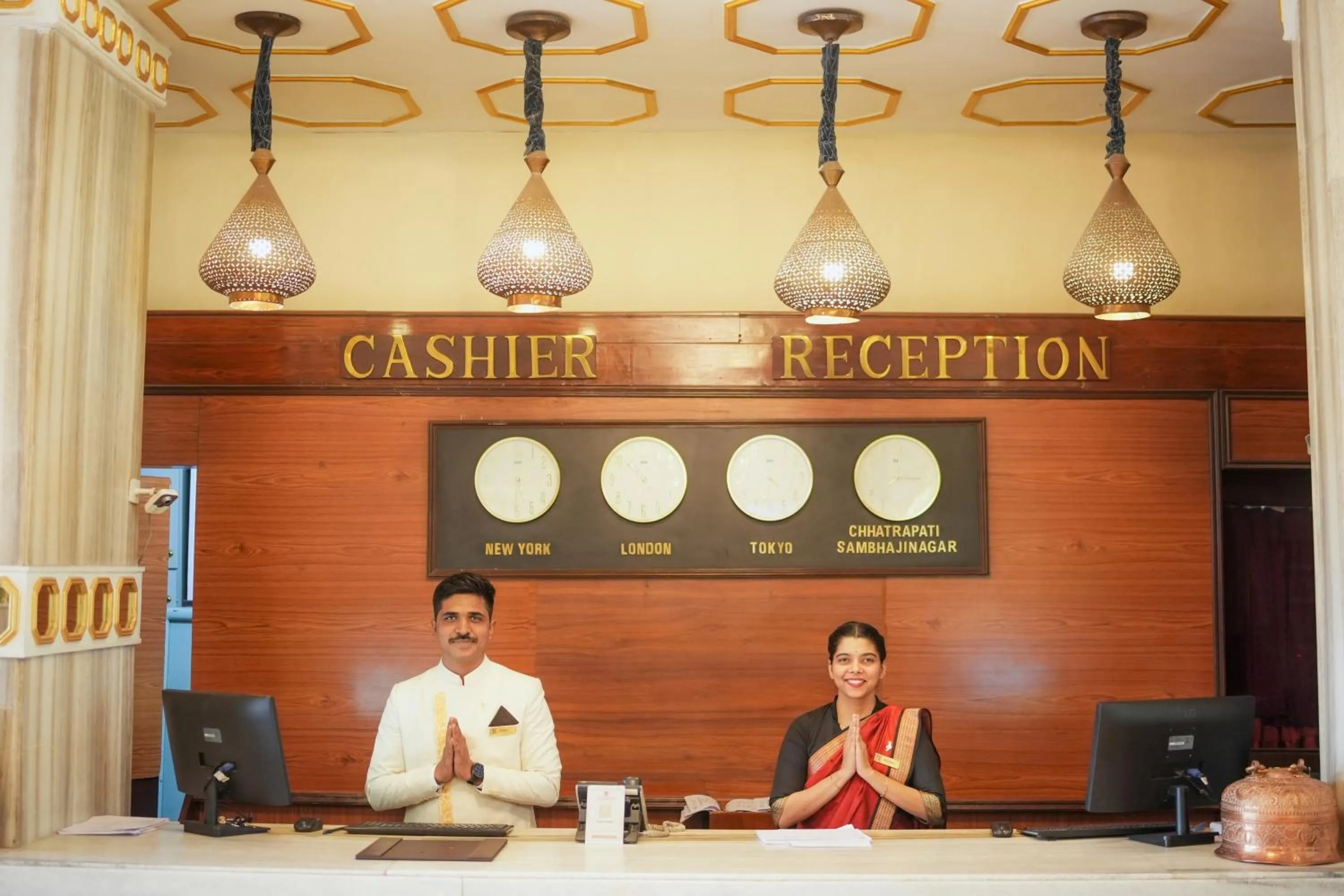 Lobby or reception in Ambassador Ajanta Hotel, Aurangabad