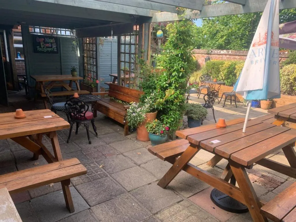 Patio in Rose and Crown B&B