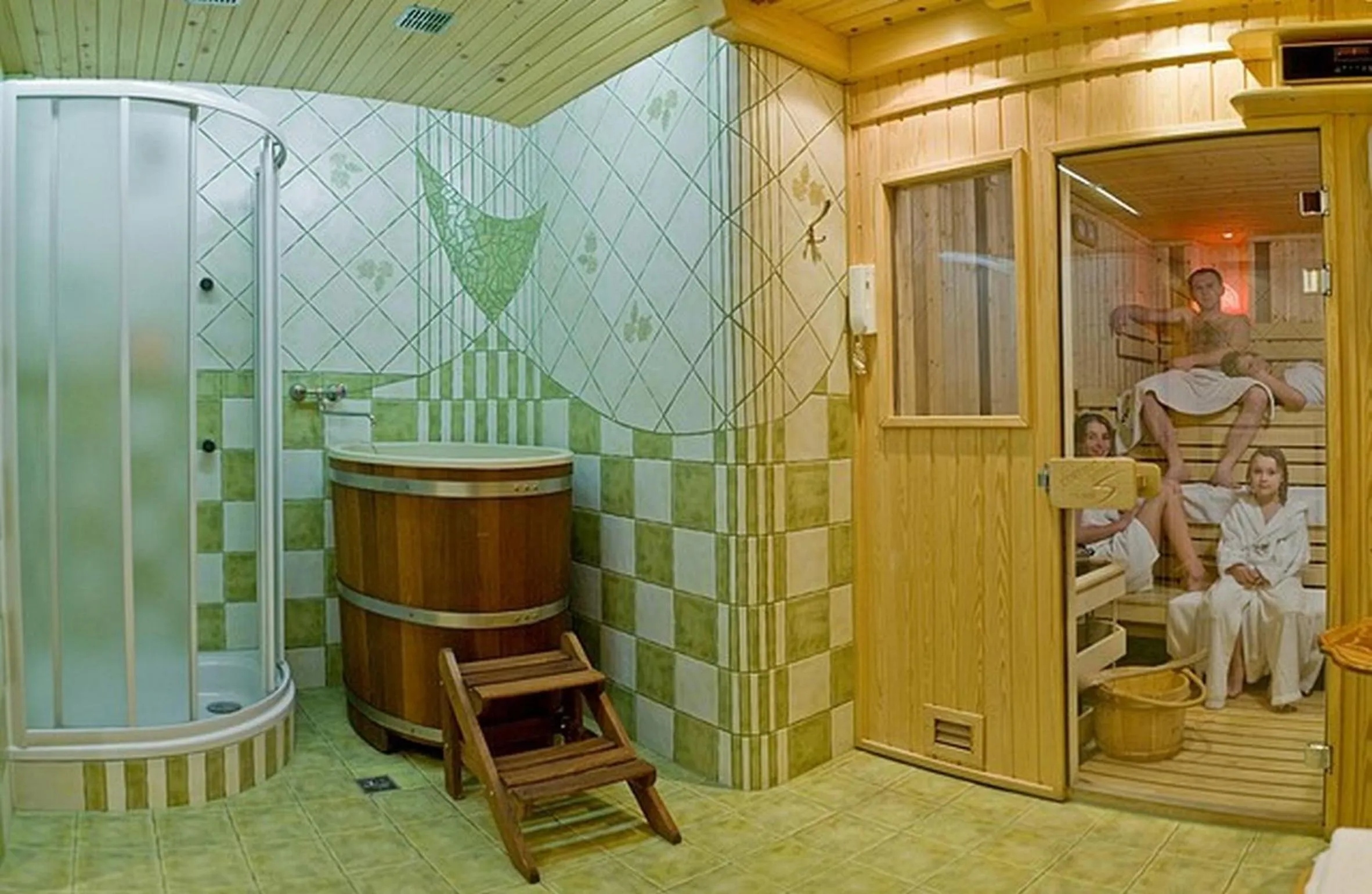 Sauna in Hotel Toporów