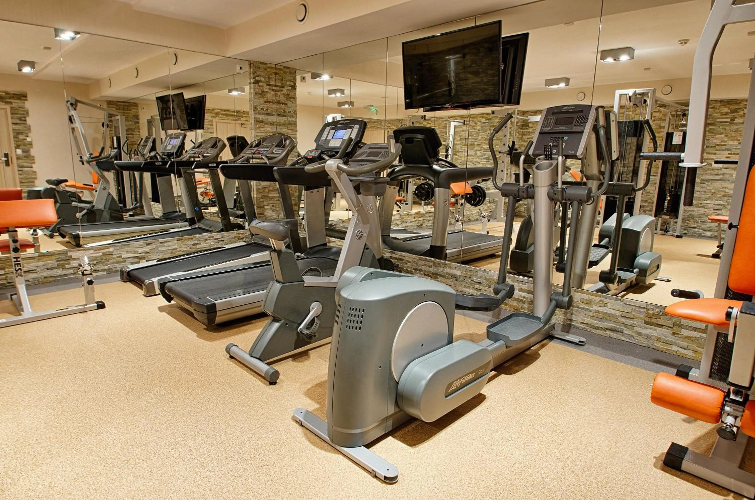 Fitness centre/facilities in Hotel Toporów