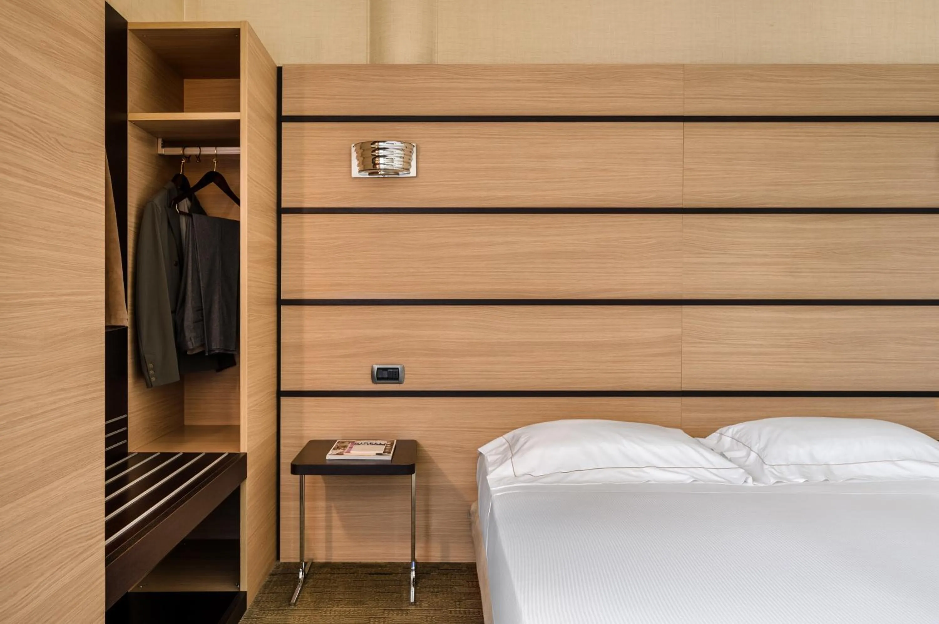 wardrobe, Bed in Hotel Cora