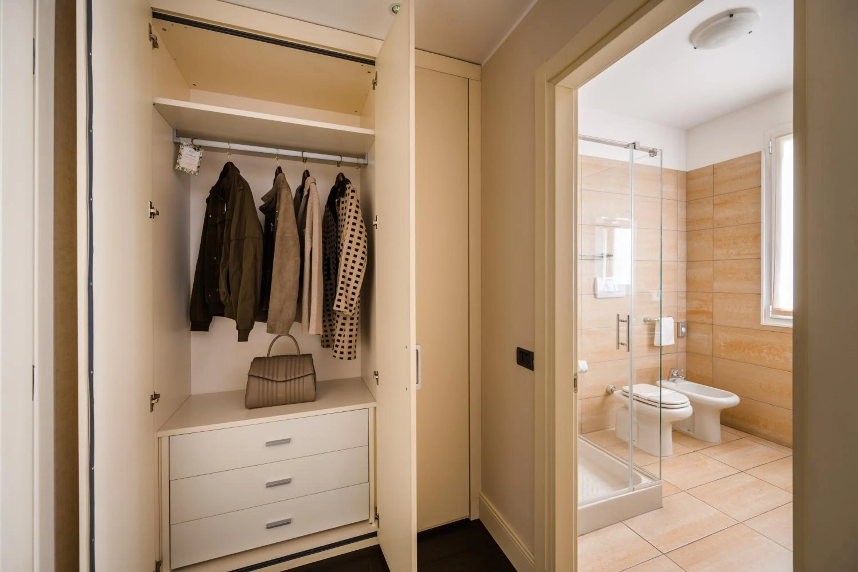 wardrobe in Hotel Cora