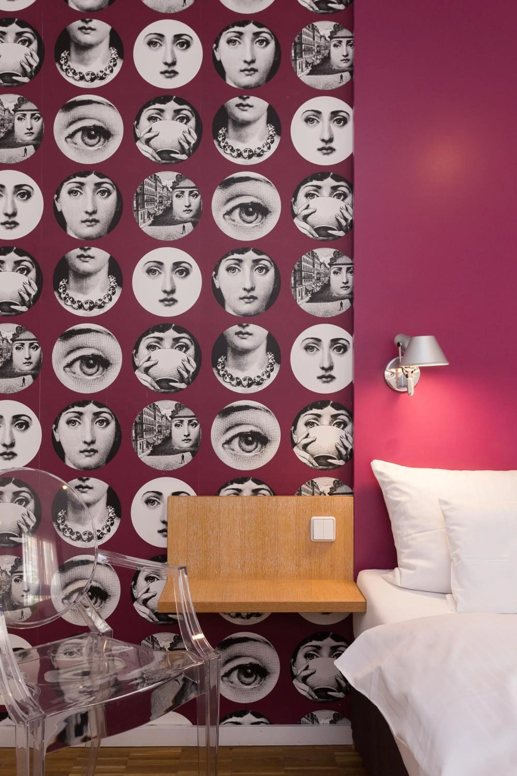 Decorative detail, Bed in Grimm's Berlin Mitte