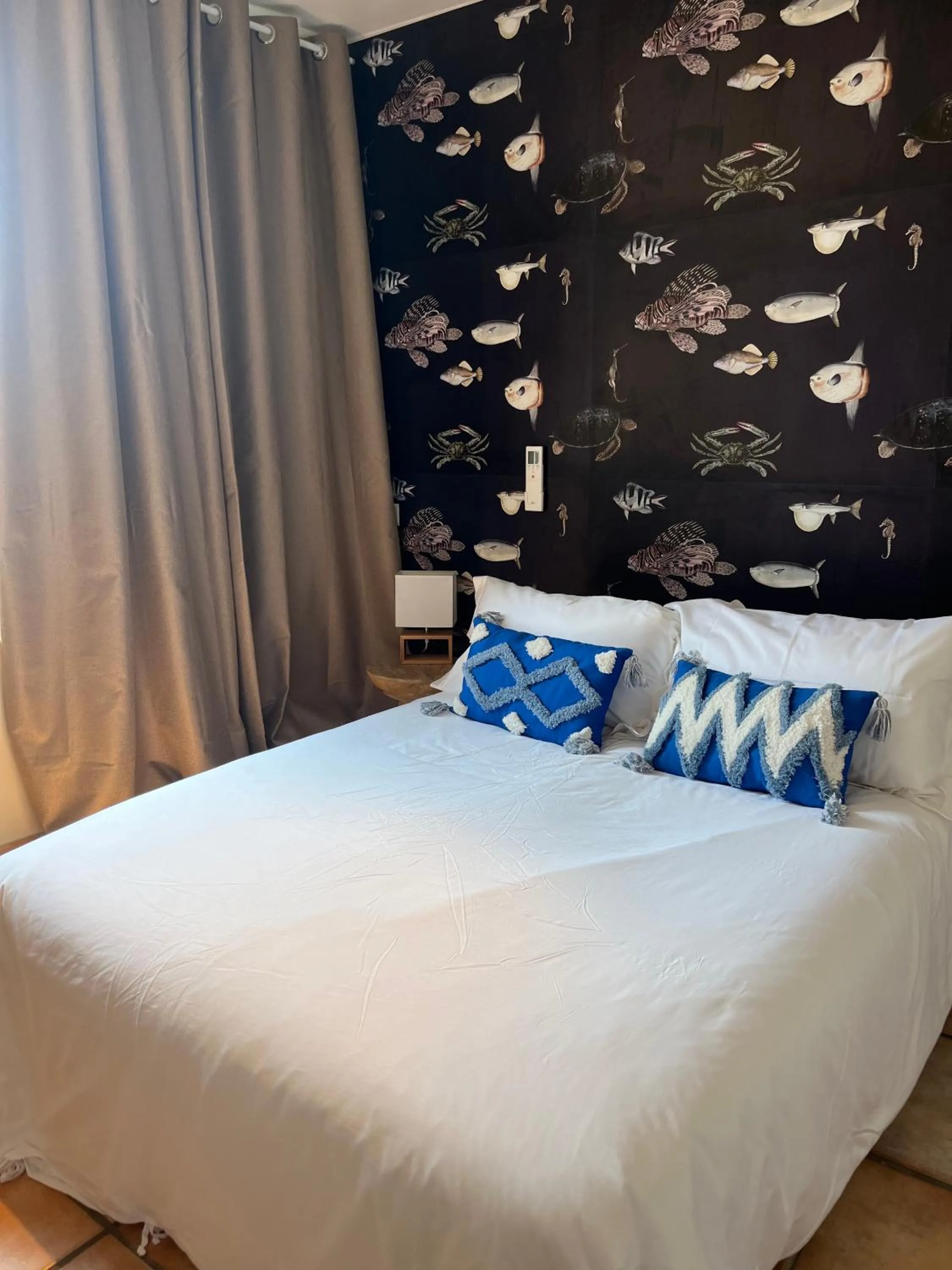 Bedroom, Bed in Hotel Princesse D'Azur