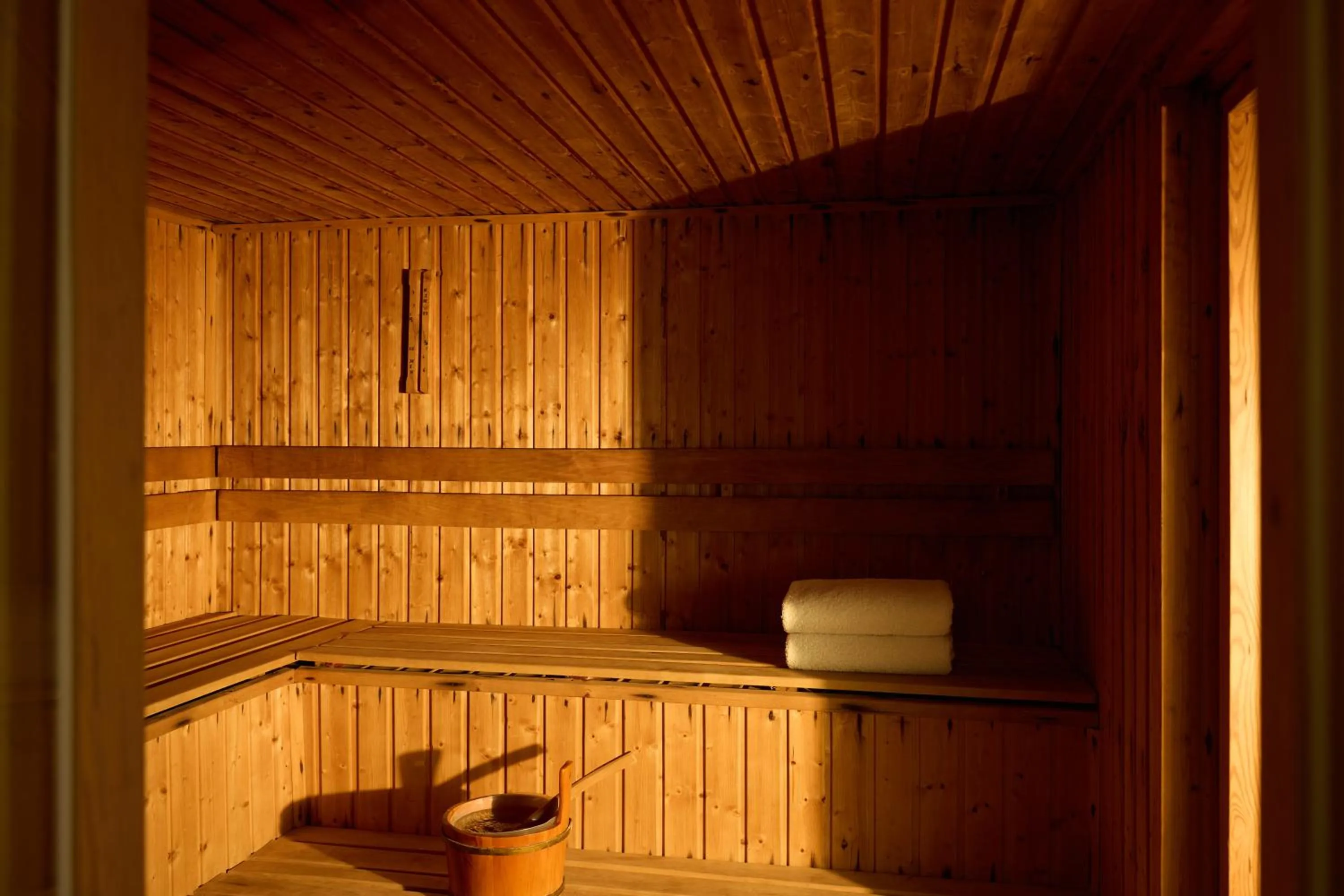 Sauna in Elounda Gulf Villas by Sandglass