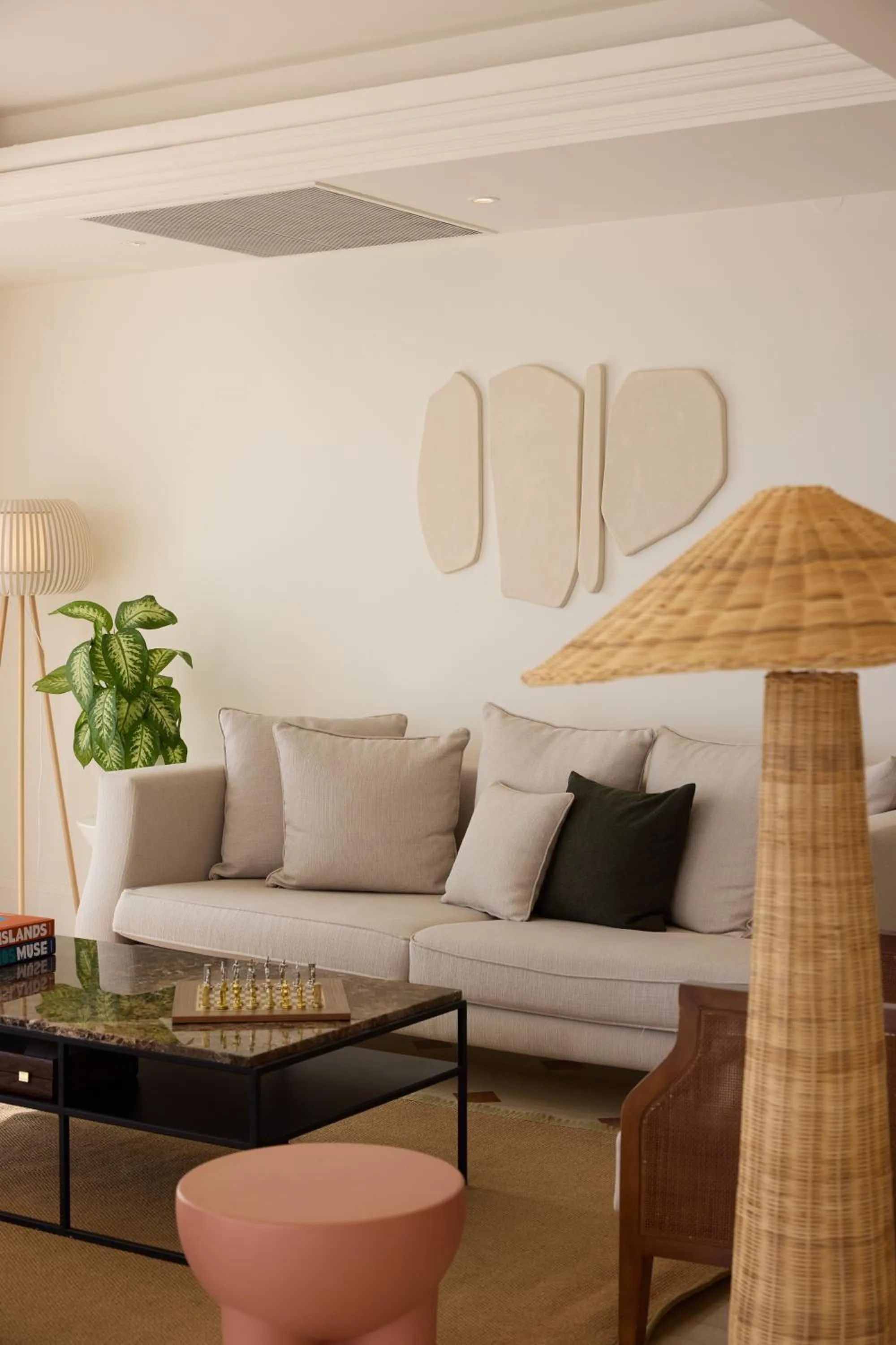 Living room in Elounda Gulf Villas by Sandglass