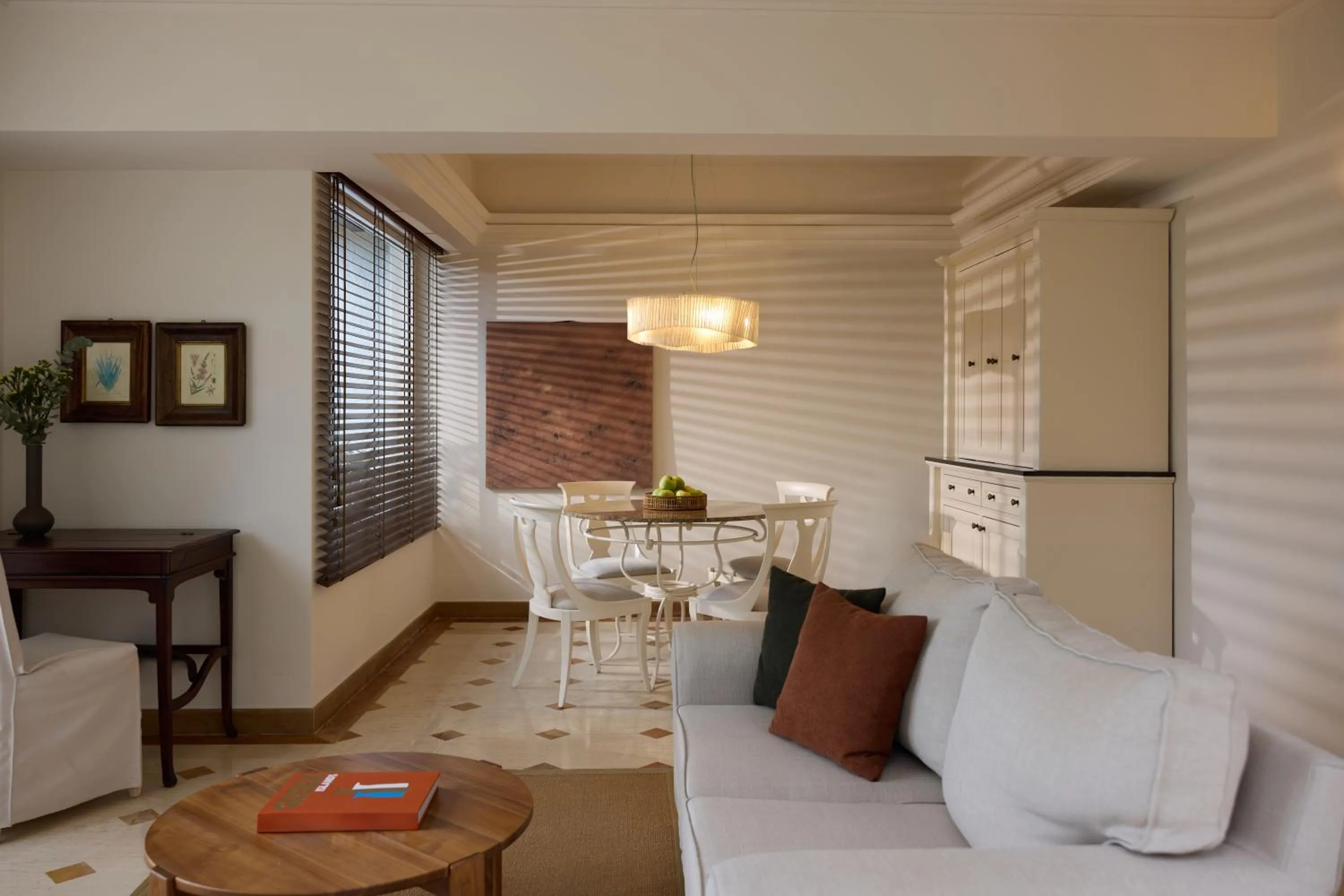 Seating area in Elounda Gulf Villas by Sandglass