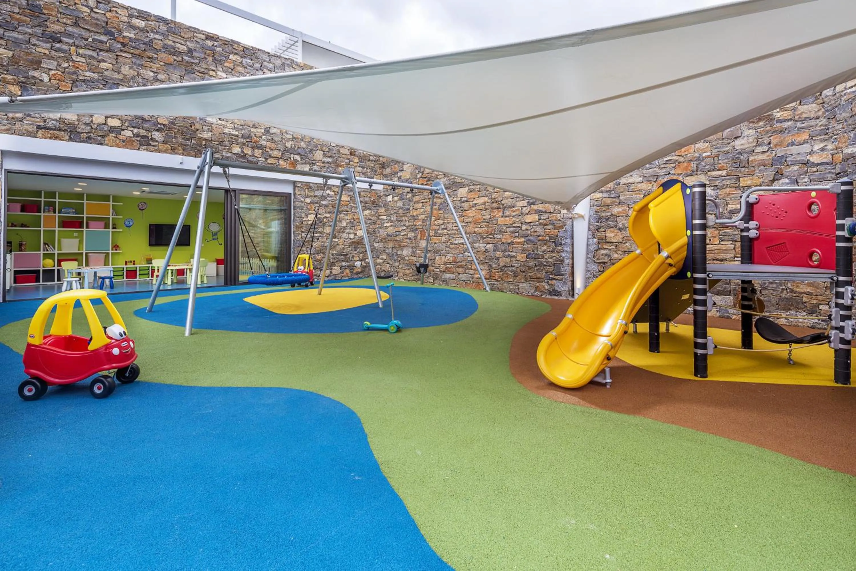Children play ground in Elounda Gulf Villas by Sandglass