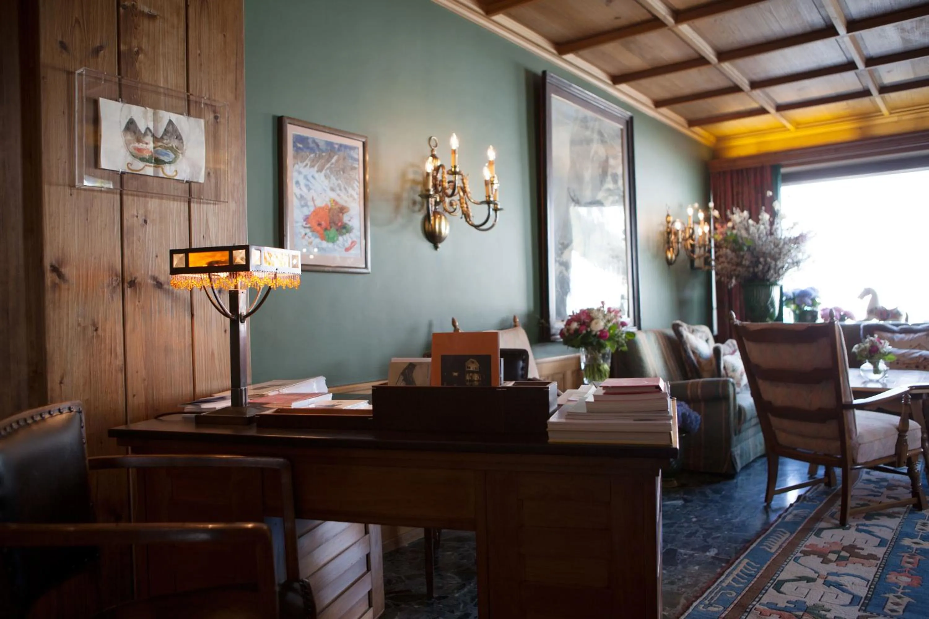 Lobby or reception in Kristiania Lech