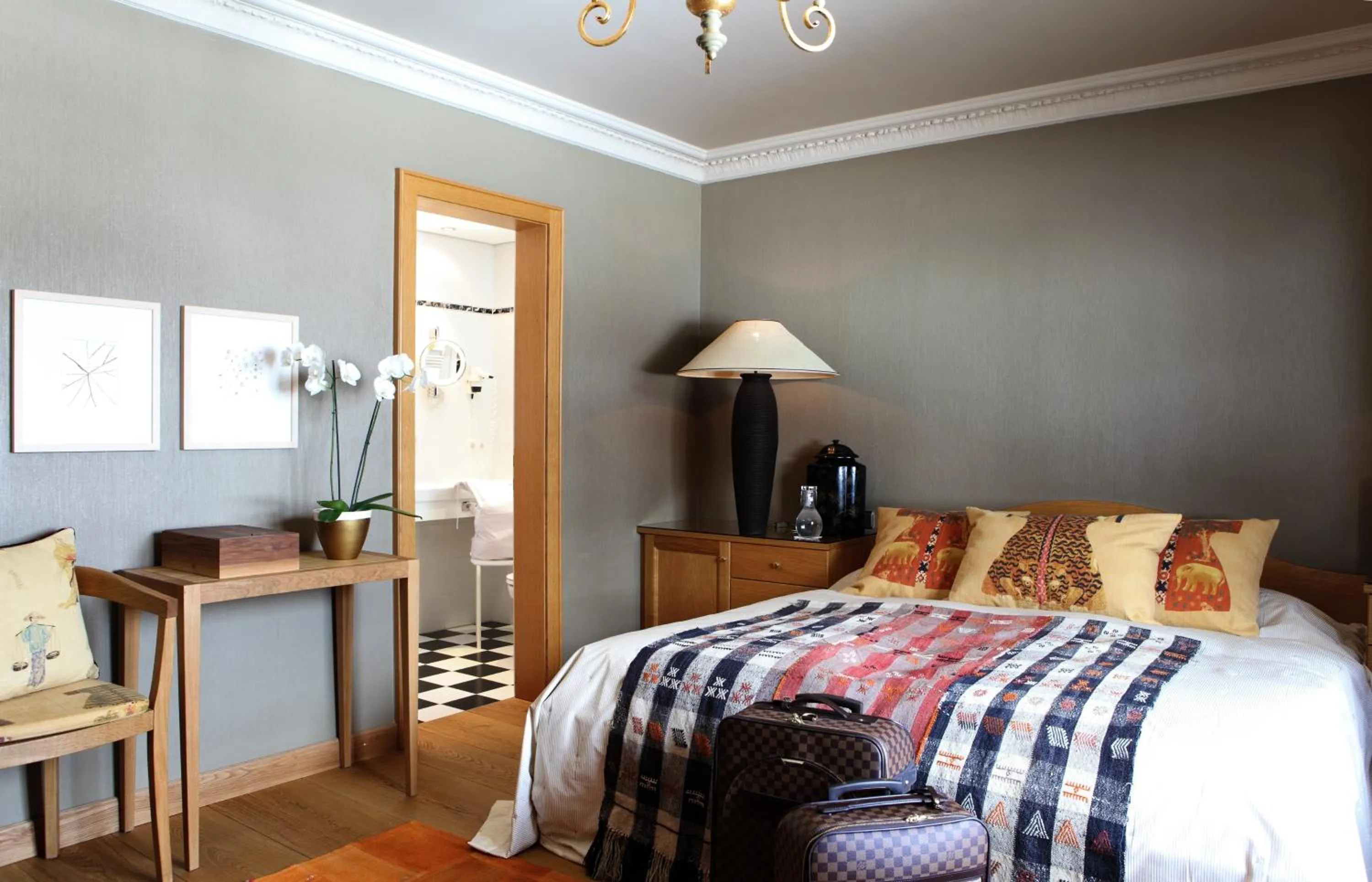 Photo of the whole room, Bed in Kristiania Lech