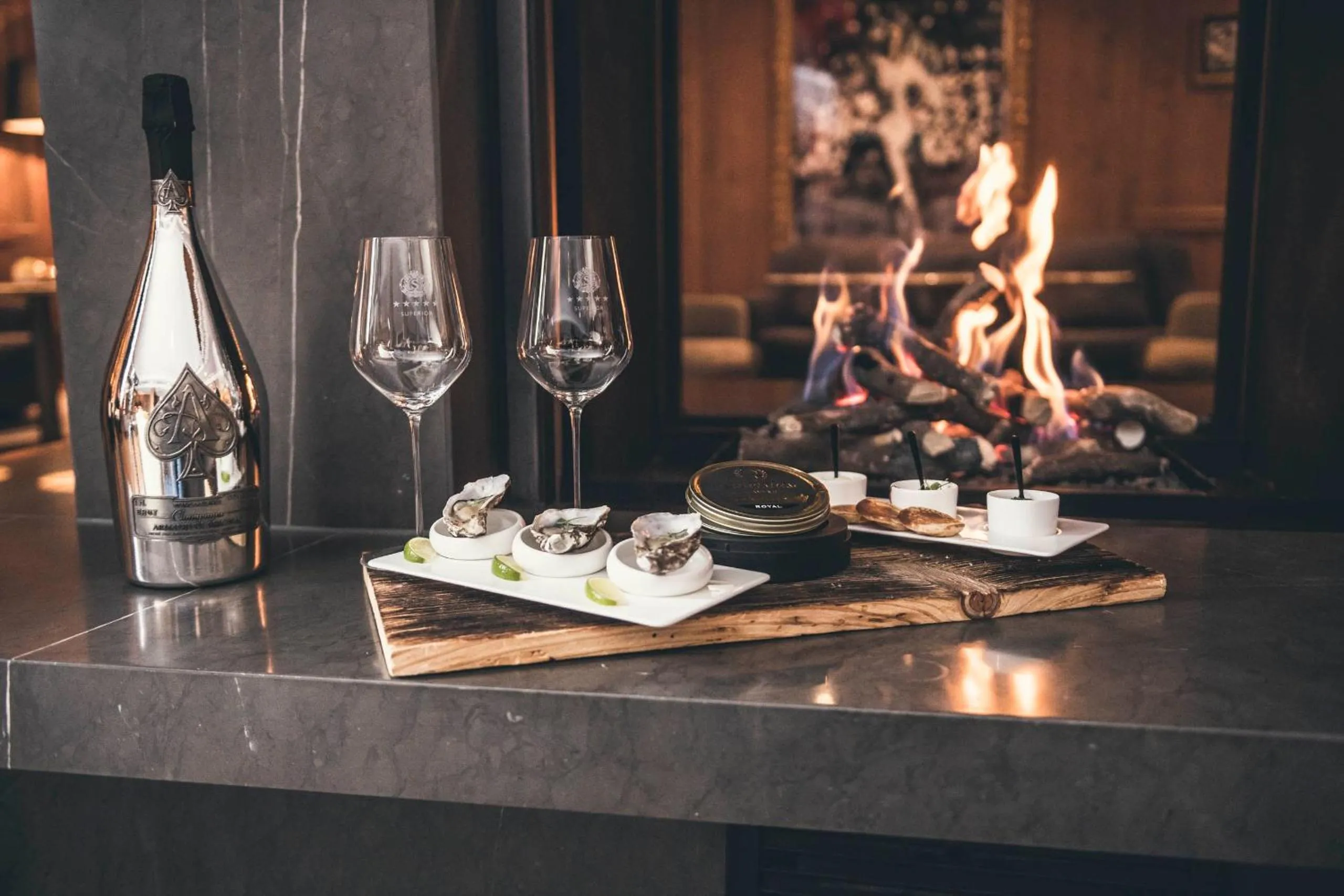 Food close-up in Schlosshotel Ischgl 5-Sterne Superior