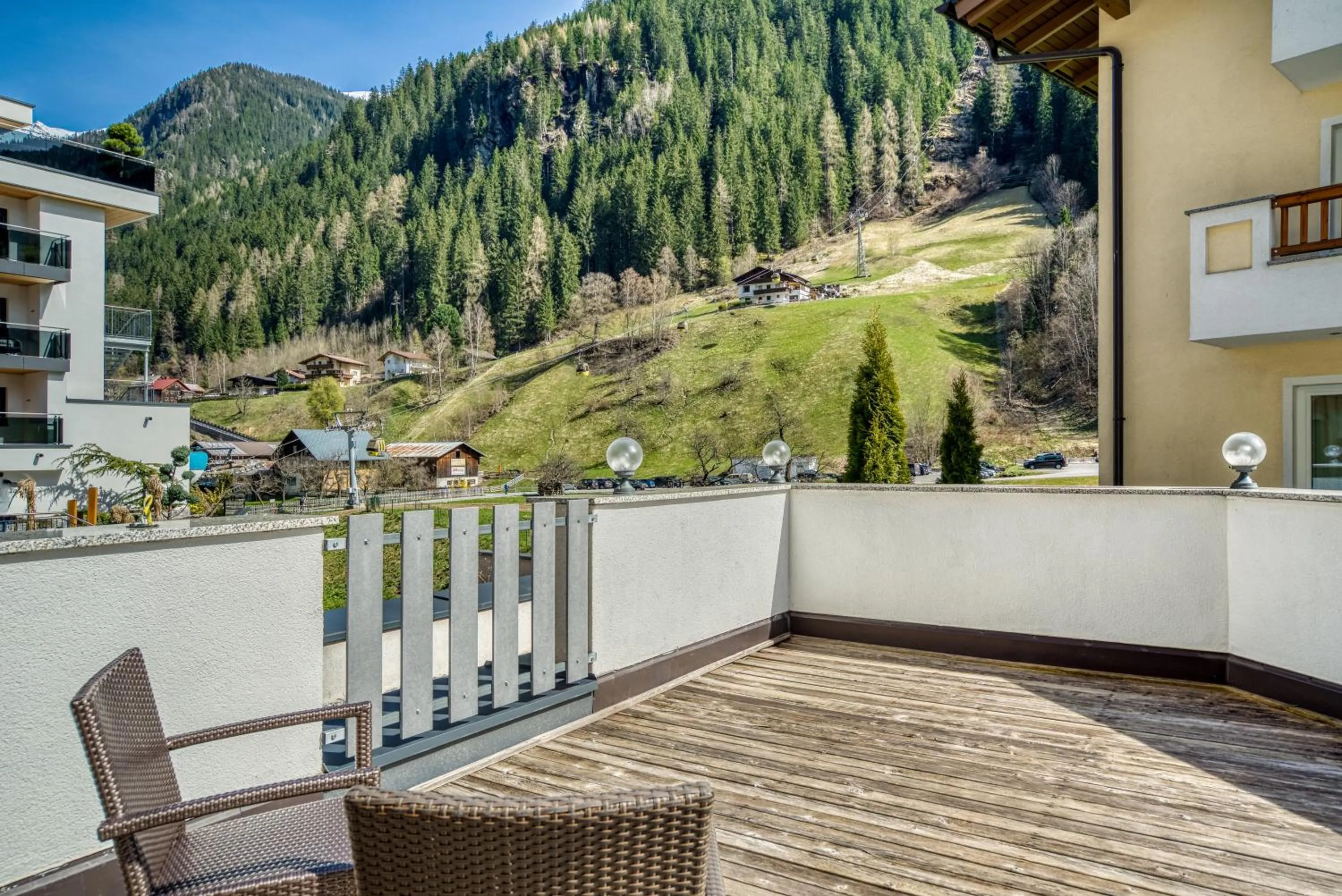 Balcony/Terrace in Mallaun Hotel.Erlebnis