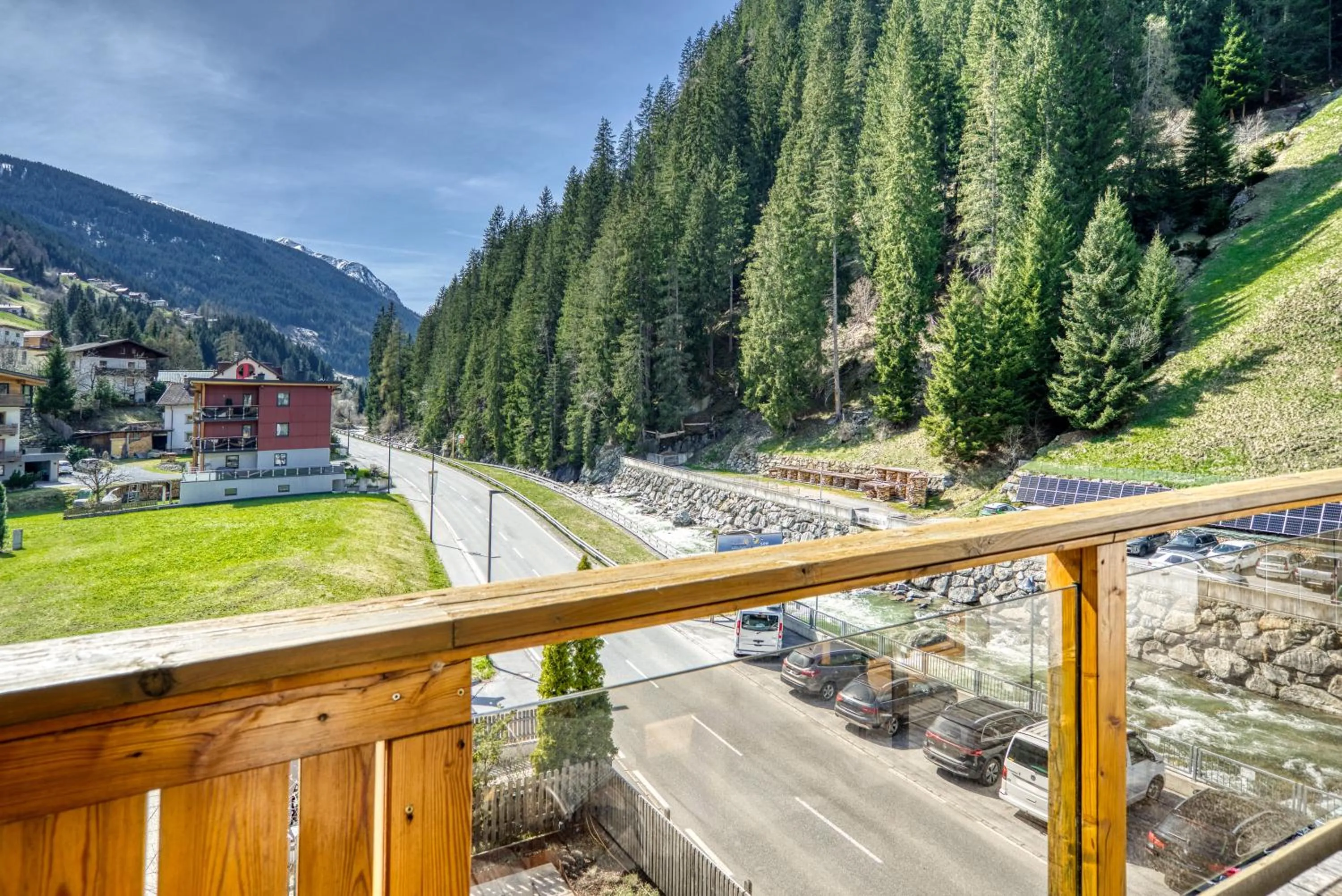 Mountain view in Mallaun Hotel.Erlebnis