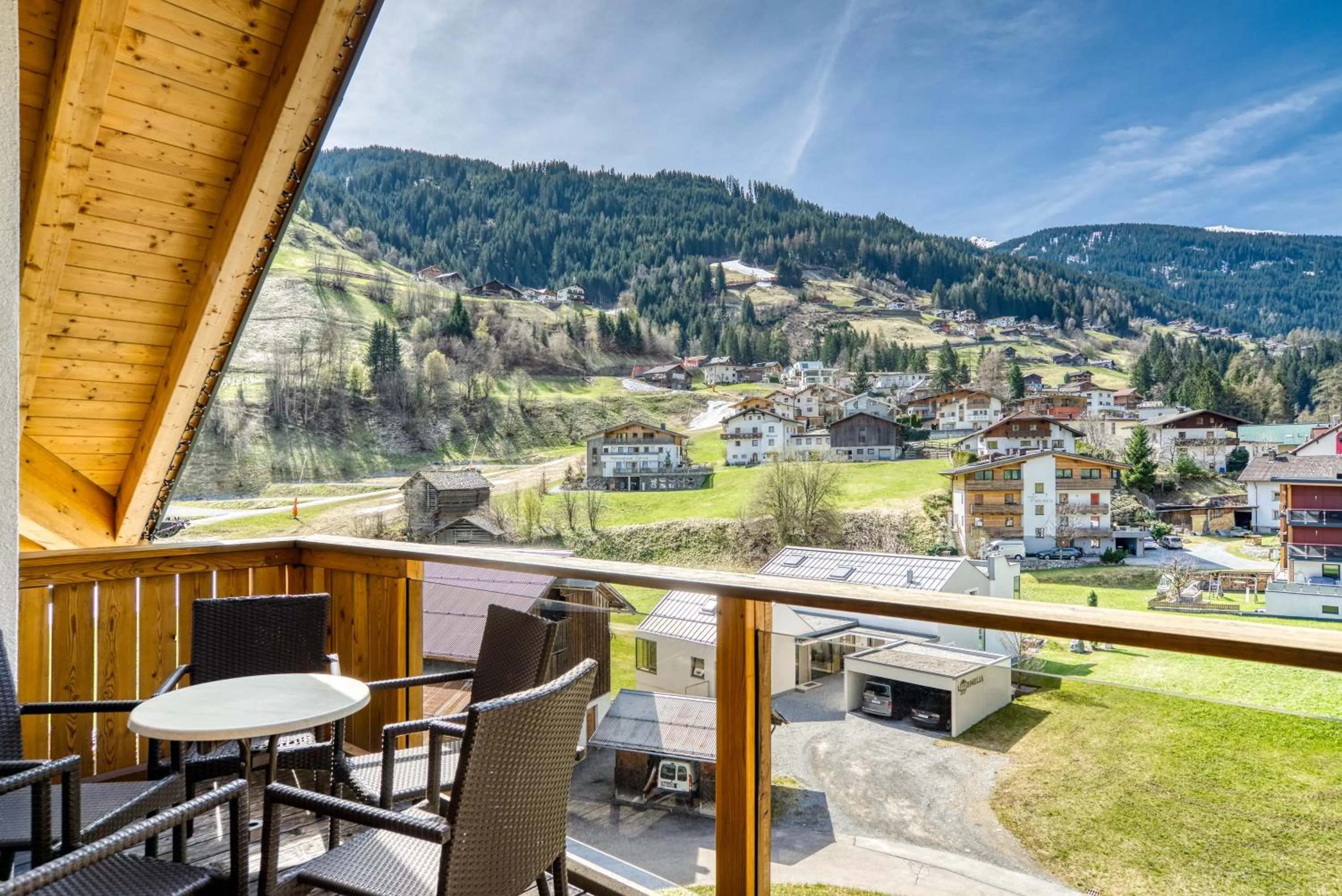 Mountain view in Mallaun Hotel.Erlebnis