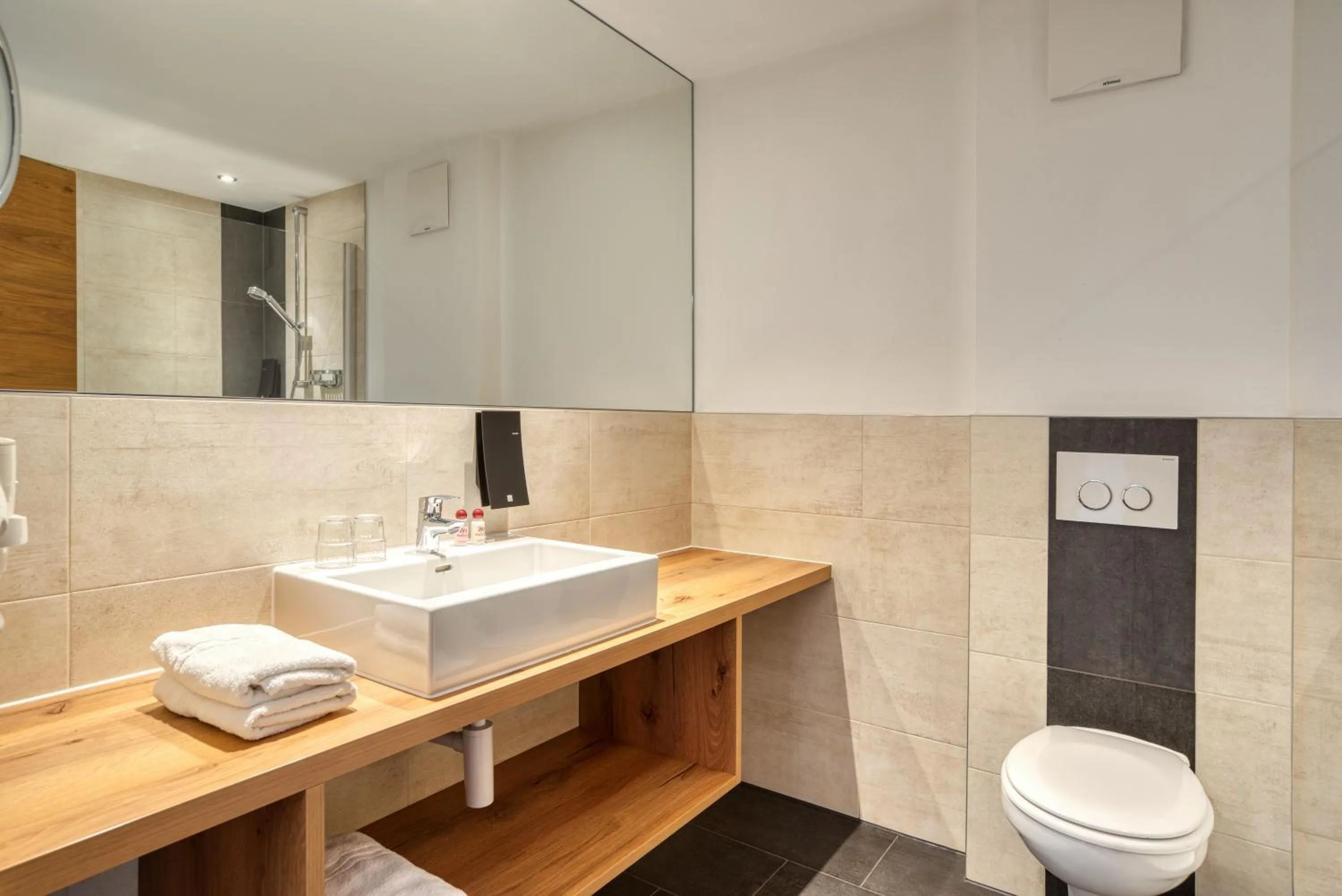 Toilet in Mallaun Hotel.Erlebnis