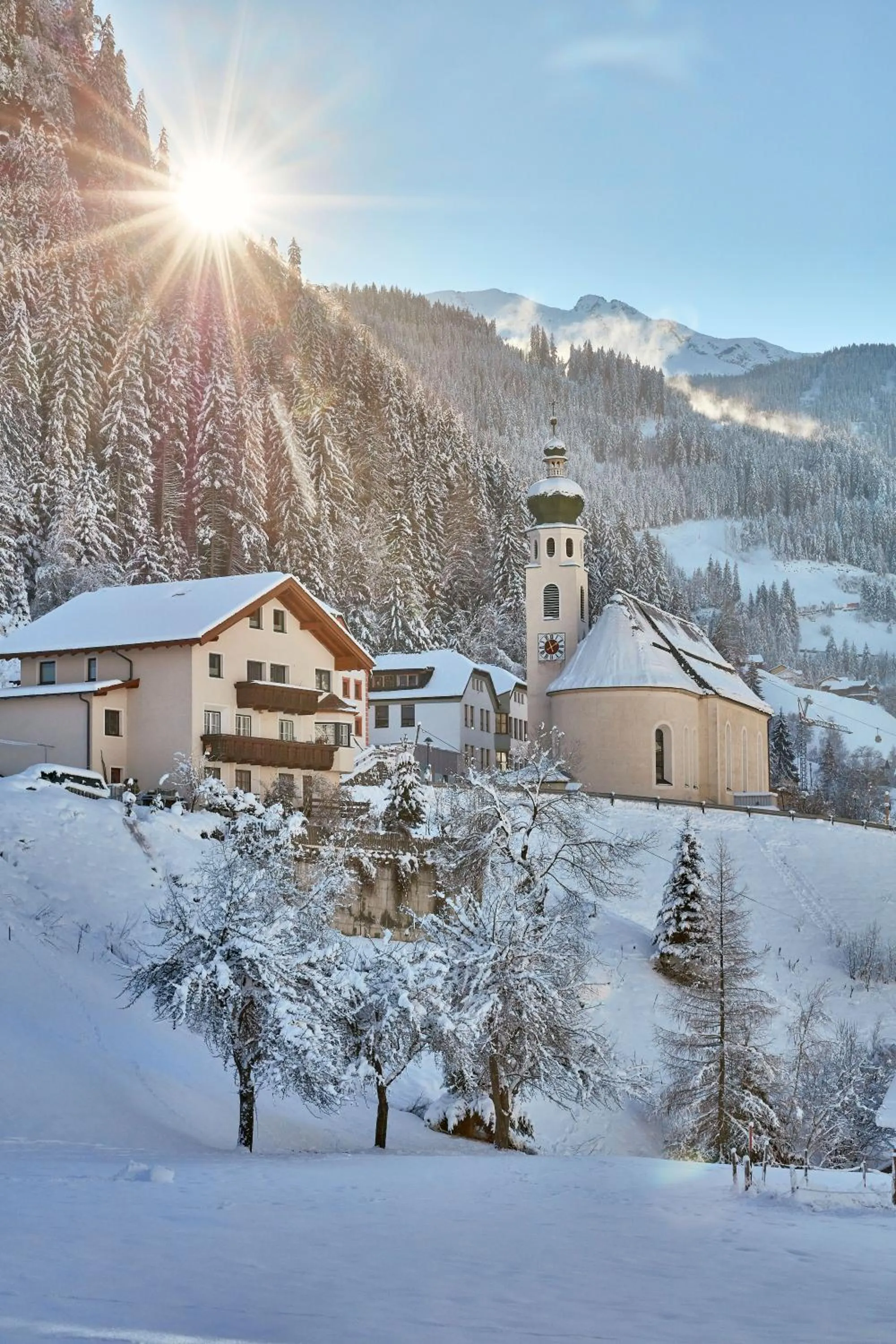 Natural landscape in Mallaun Hotel.Erlebnis