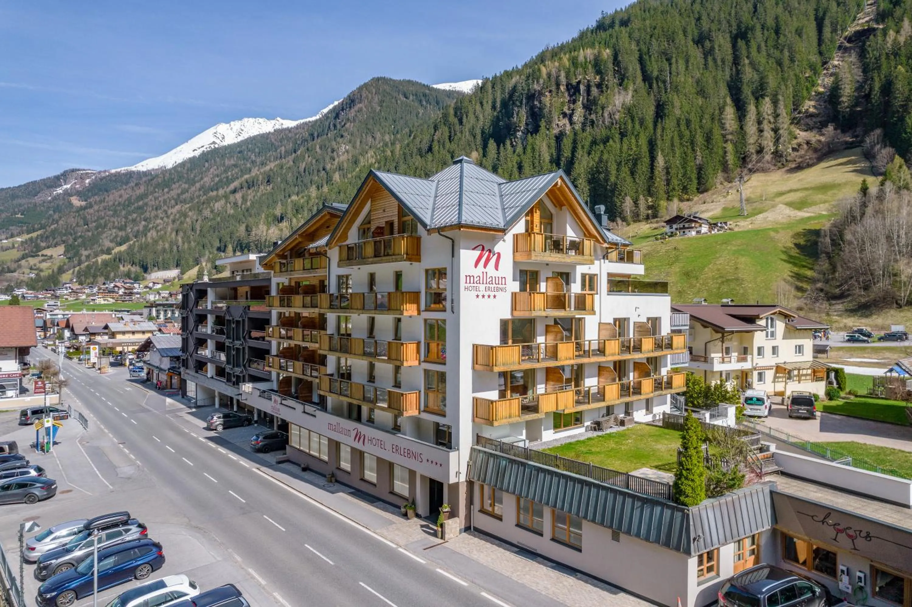 Property building in Mallaun Hotel.Erlebnis