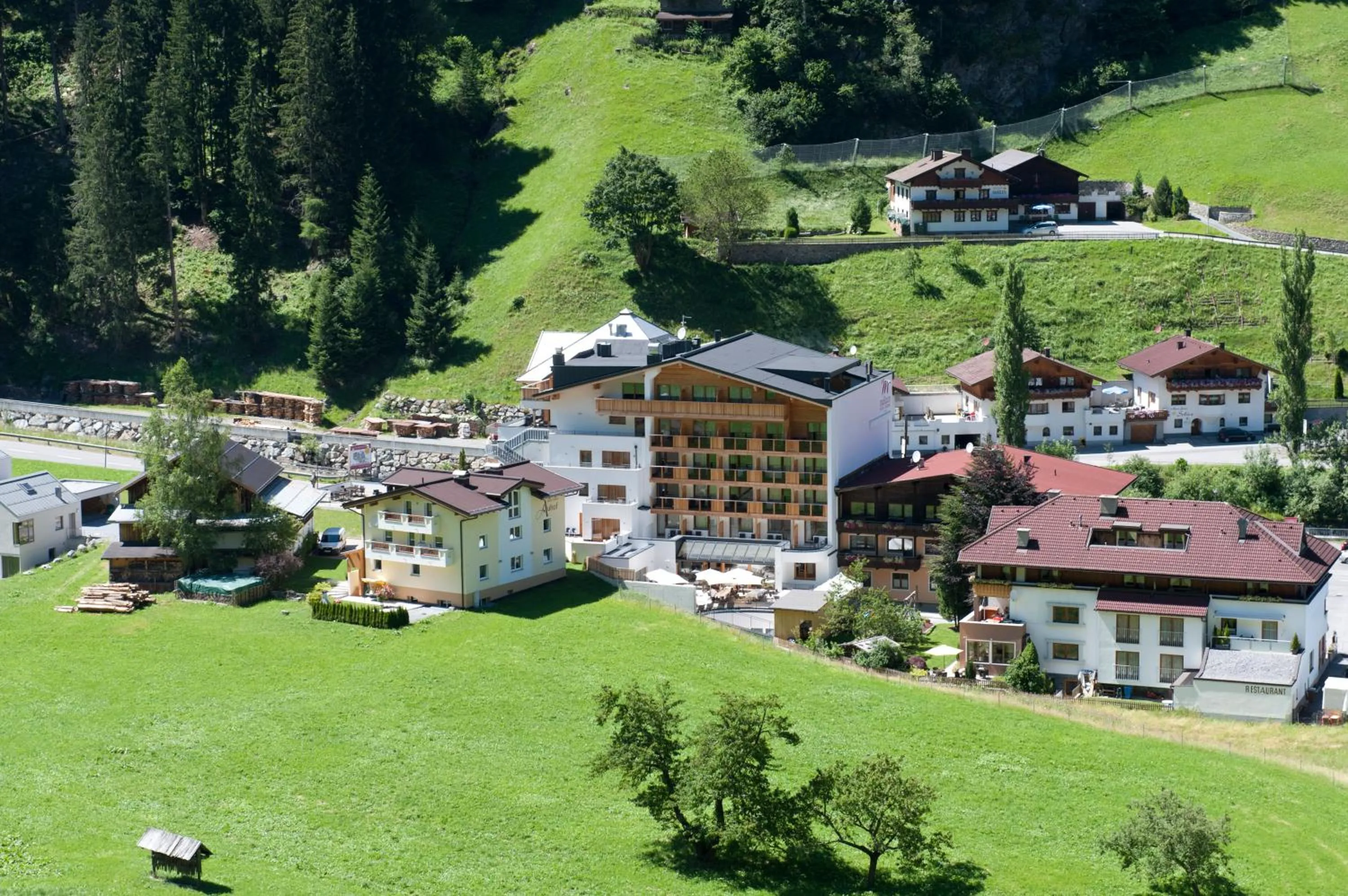 Property building in Mallaun Hotel.Erlebnis