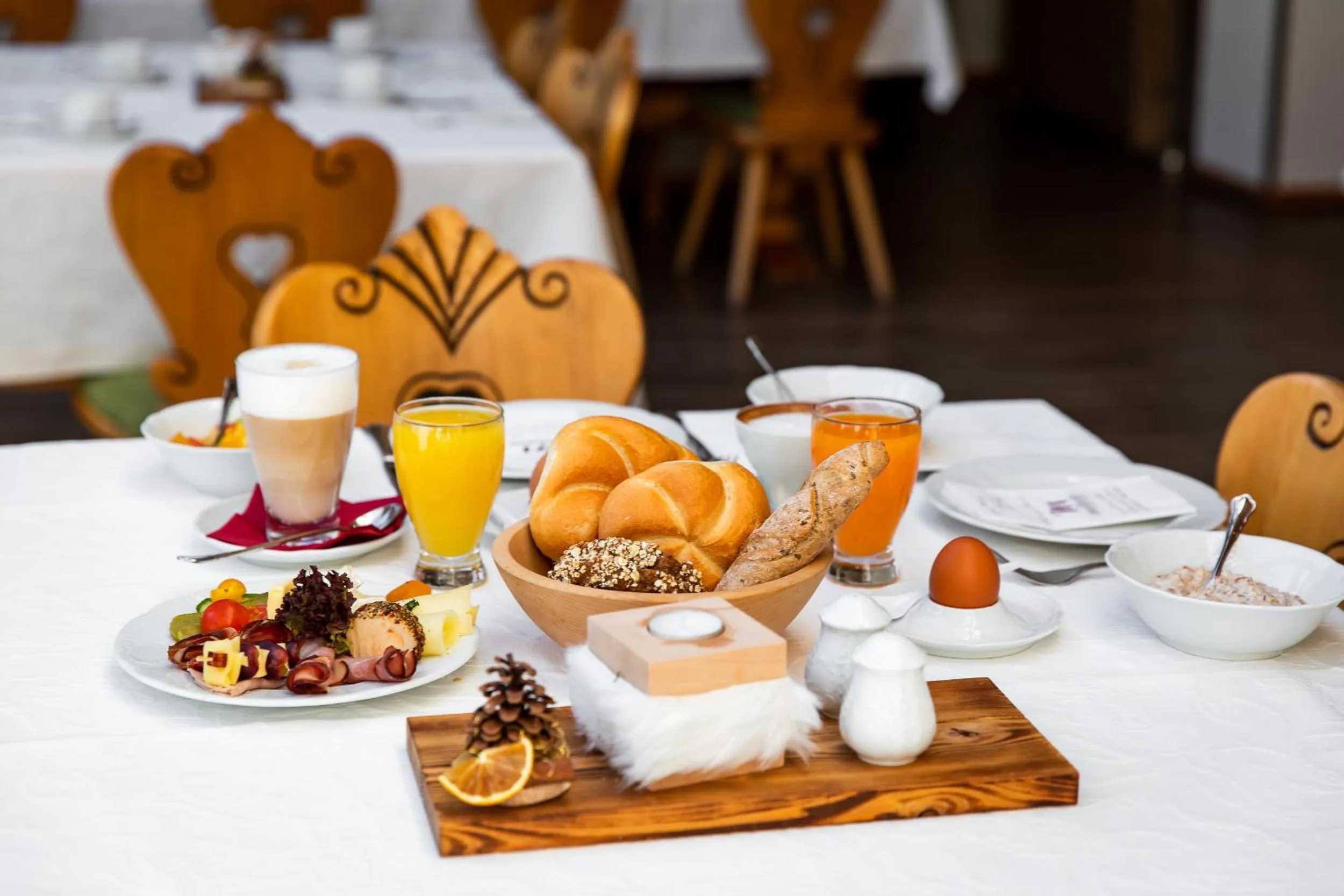 Breakfast in Mallaun Hotel.Erlebnis