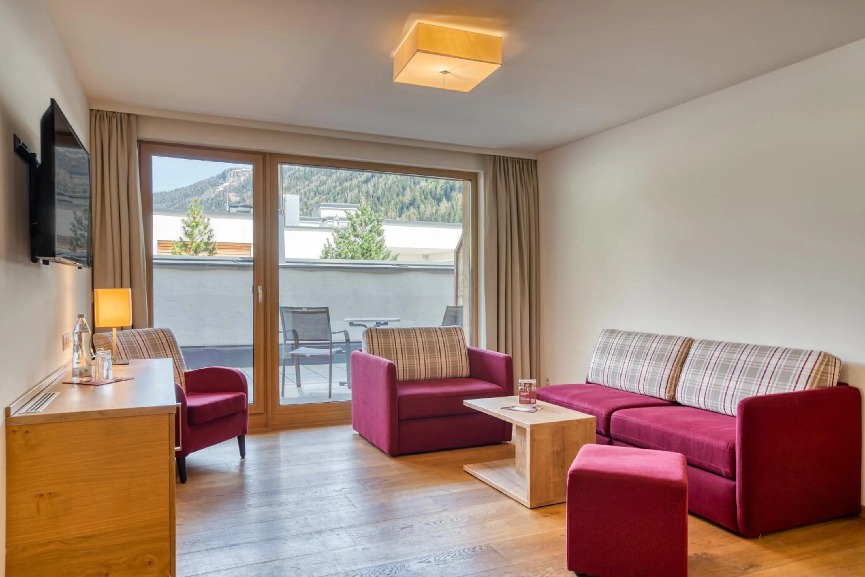 Living room in Mallaun Hotel.Erlebnis