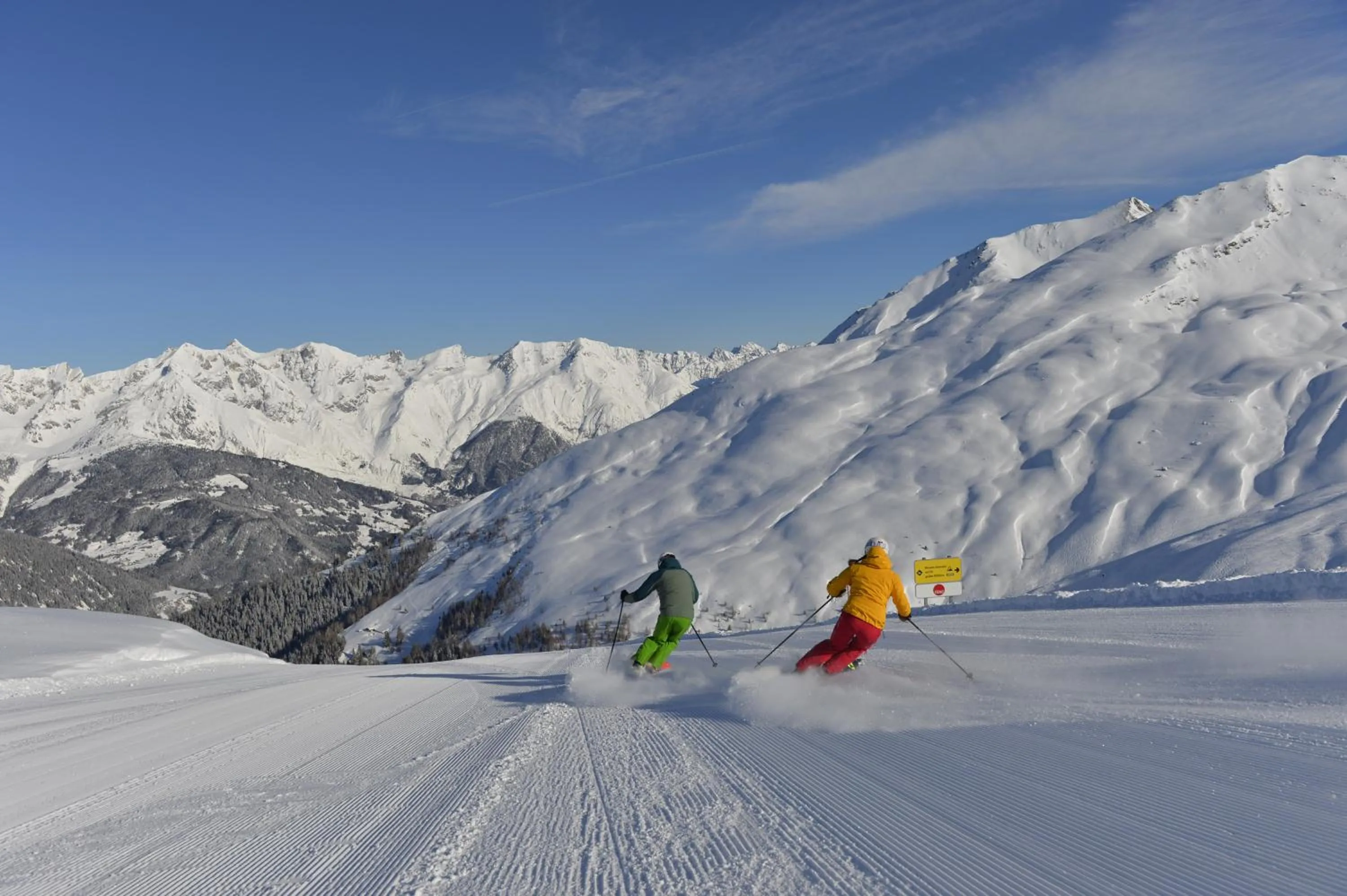 Skiing in Mallaun Hotel.Erlebnis