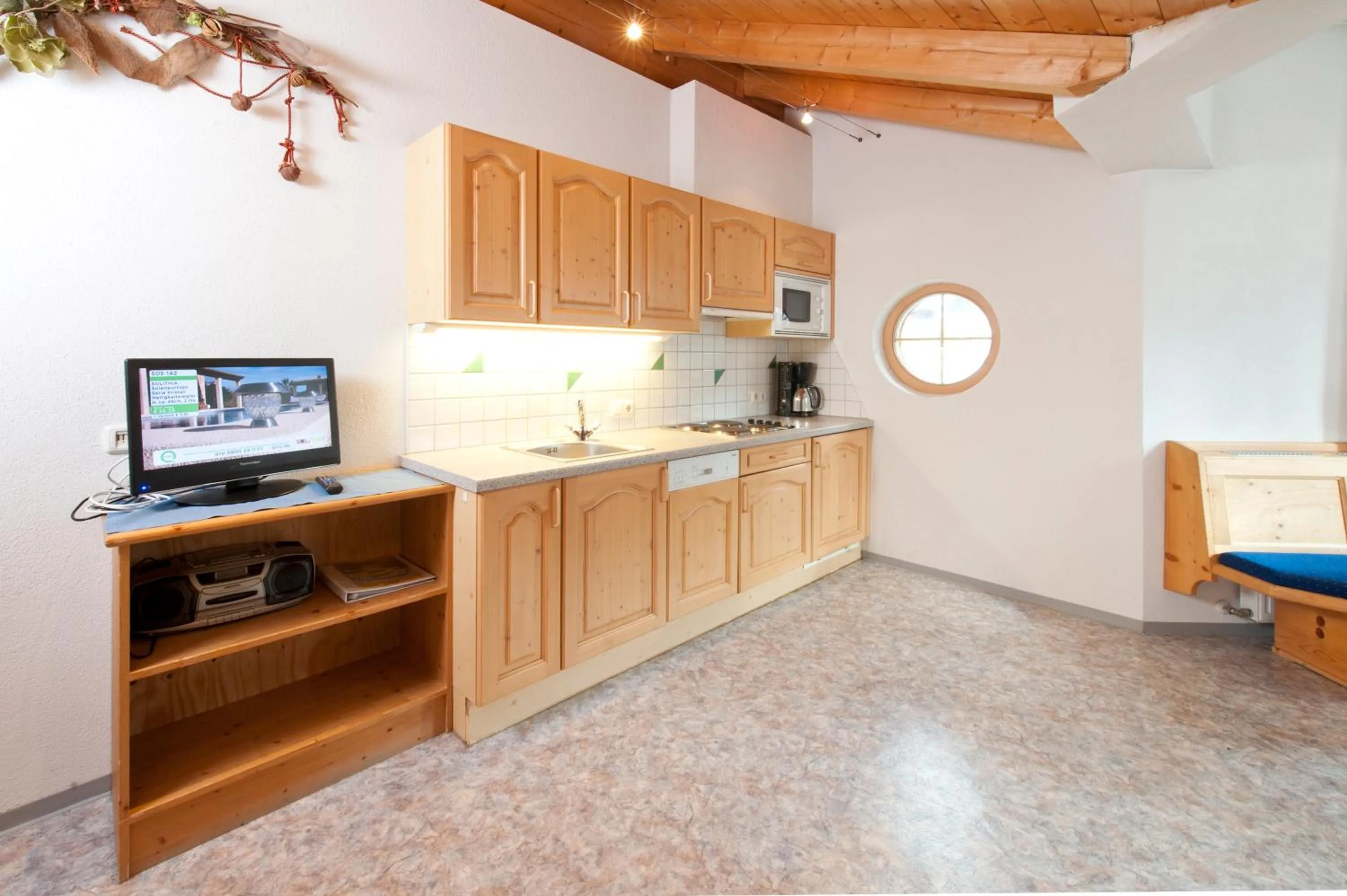 Kitchen or kitchenette in Mallaun Hotel.Erlebnis