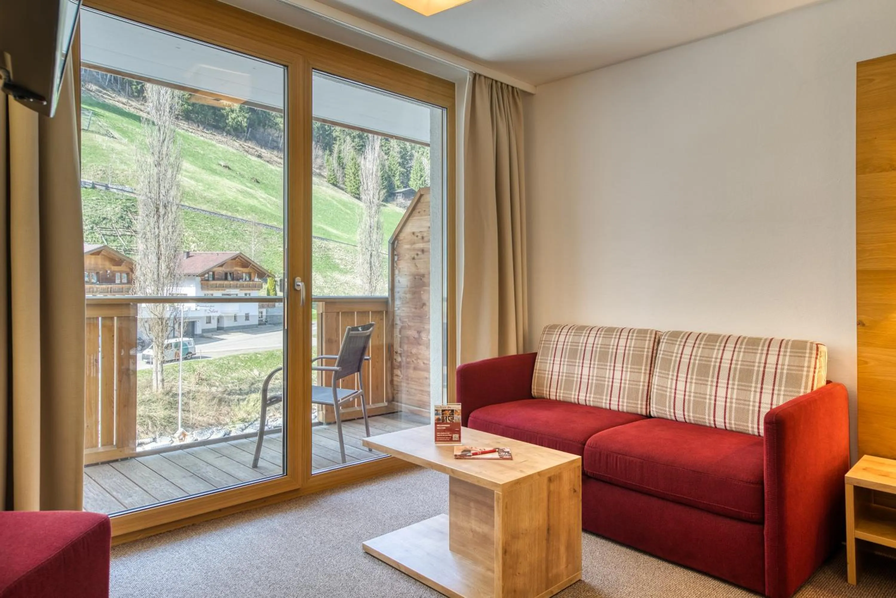 Seating area in Mallaun Hotel.Erlebnis