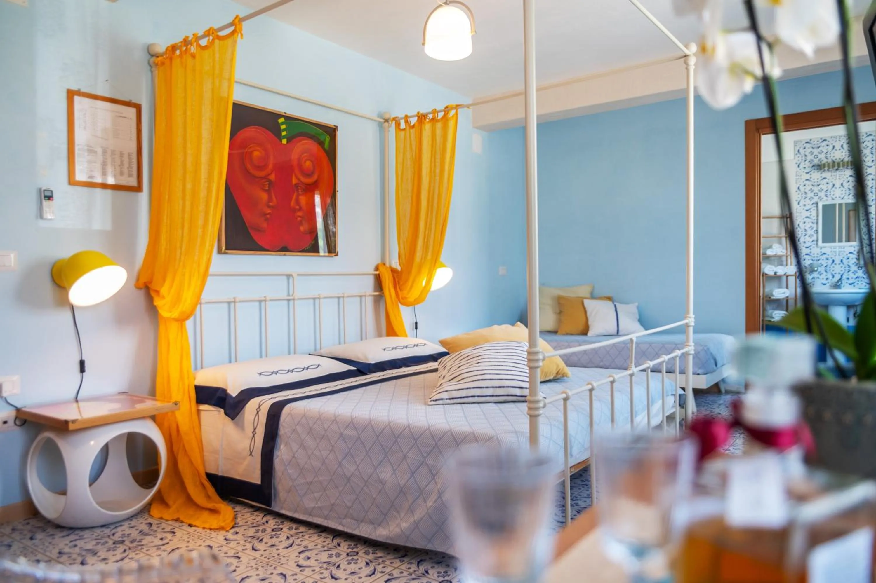 Bed in Hotel Ristorante Cavaliere