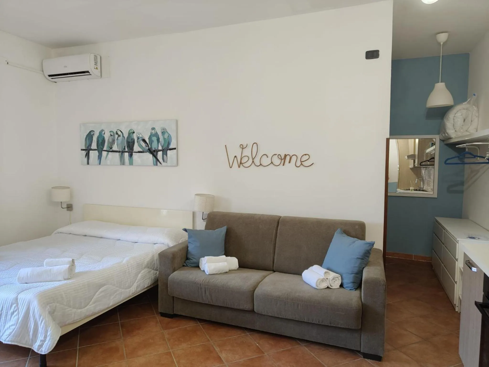 Bed in That's Amore Cilento Country House