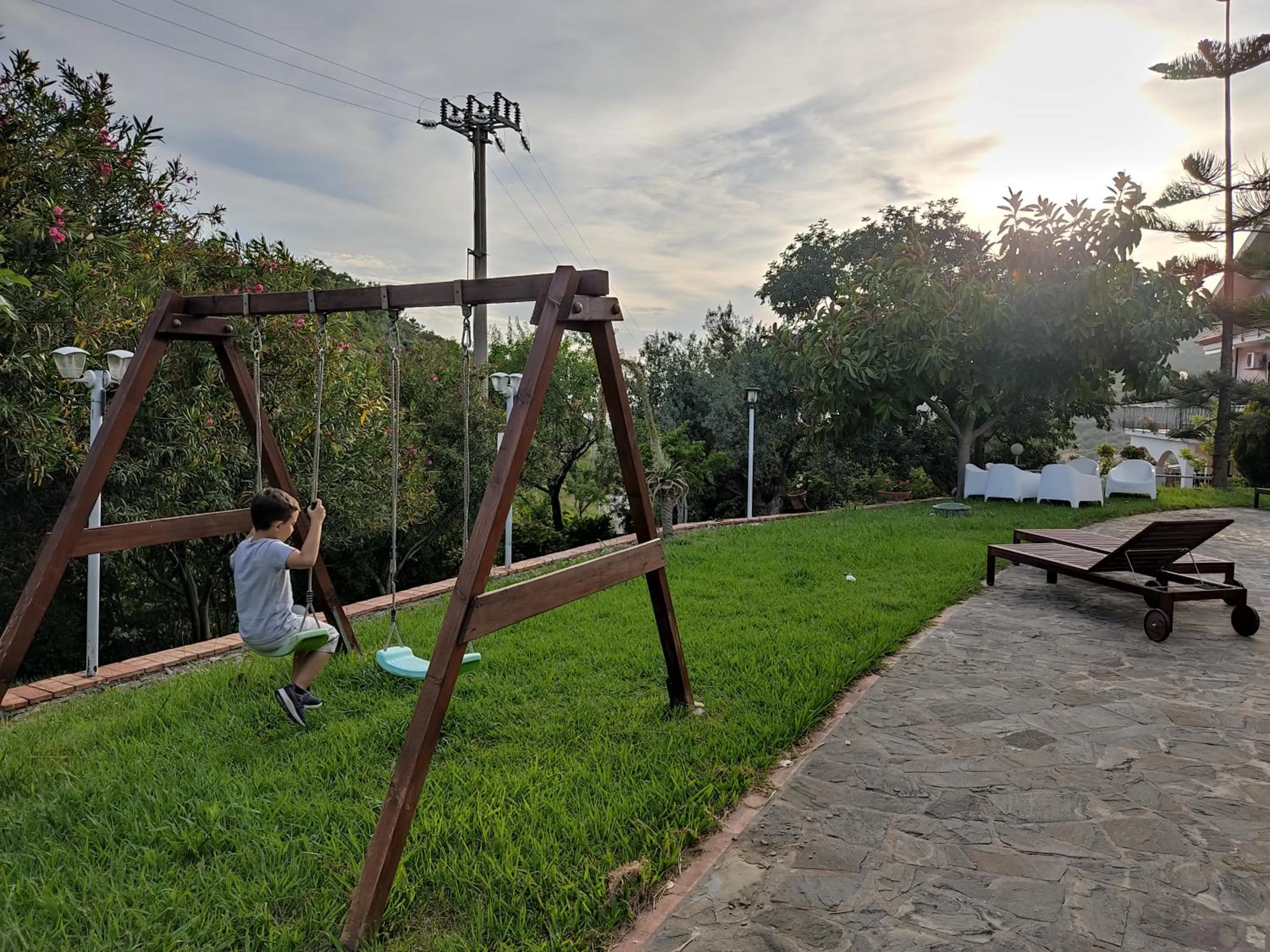 Children play ground in That's Amore Cilento Country House