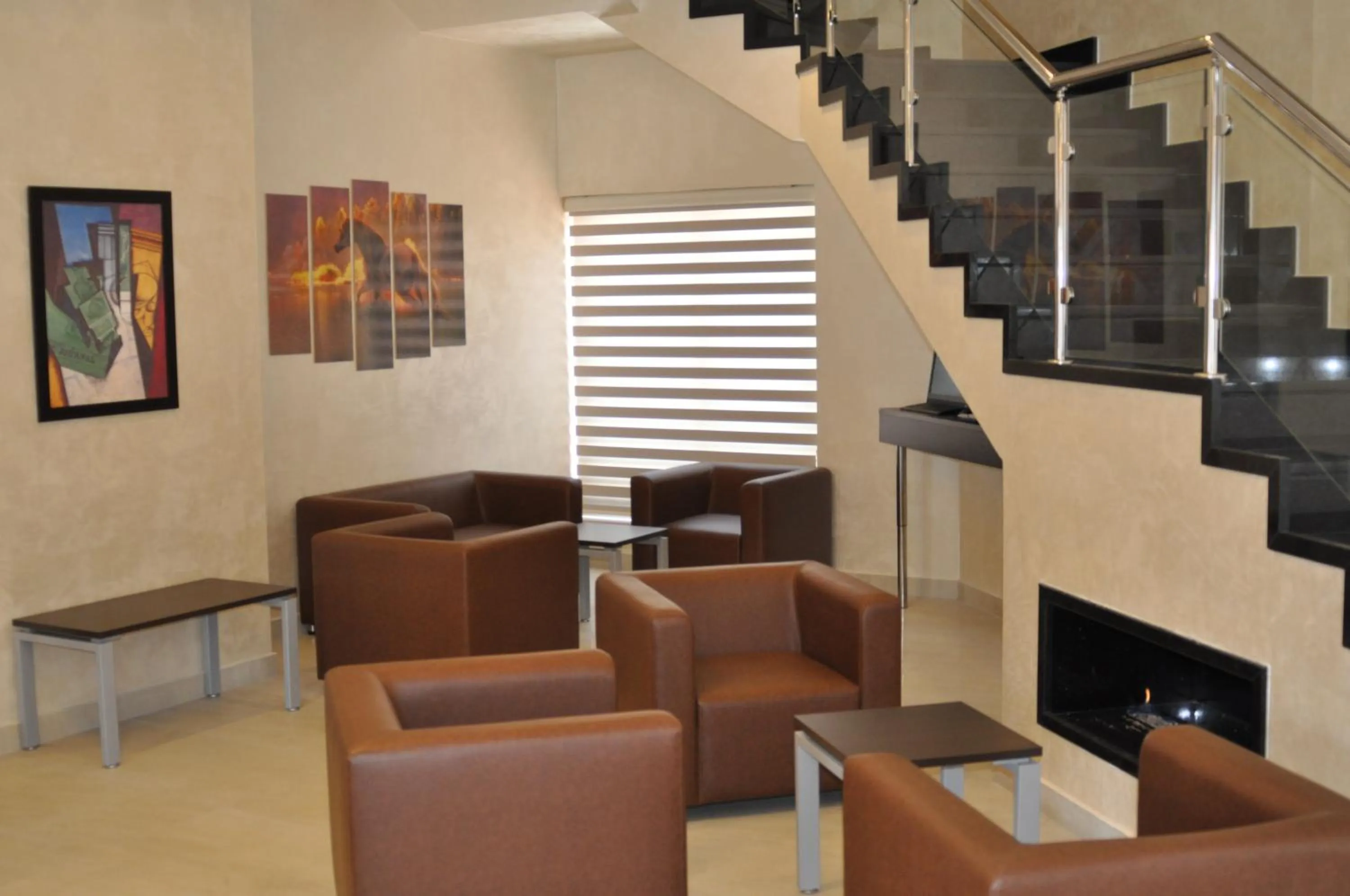 Seating area in Viola Hotel Suites