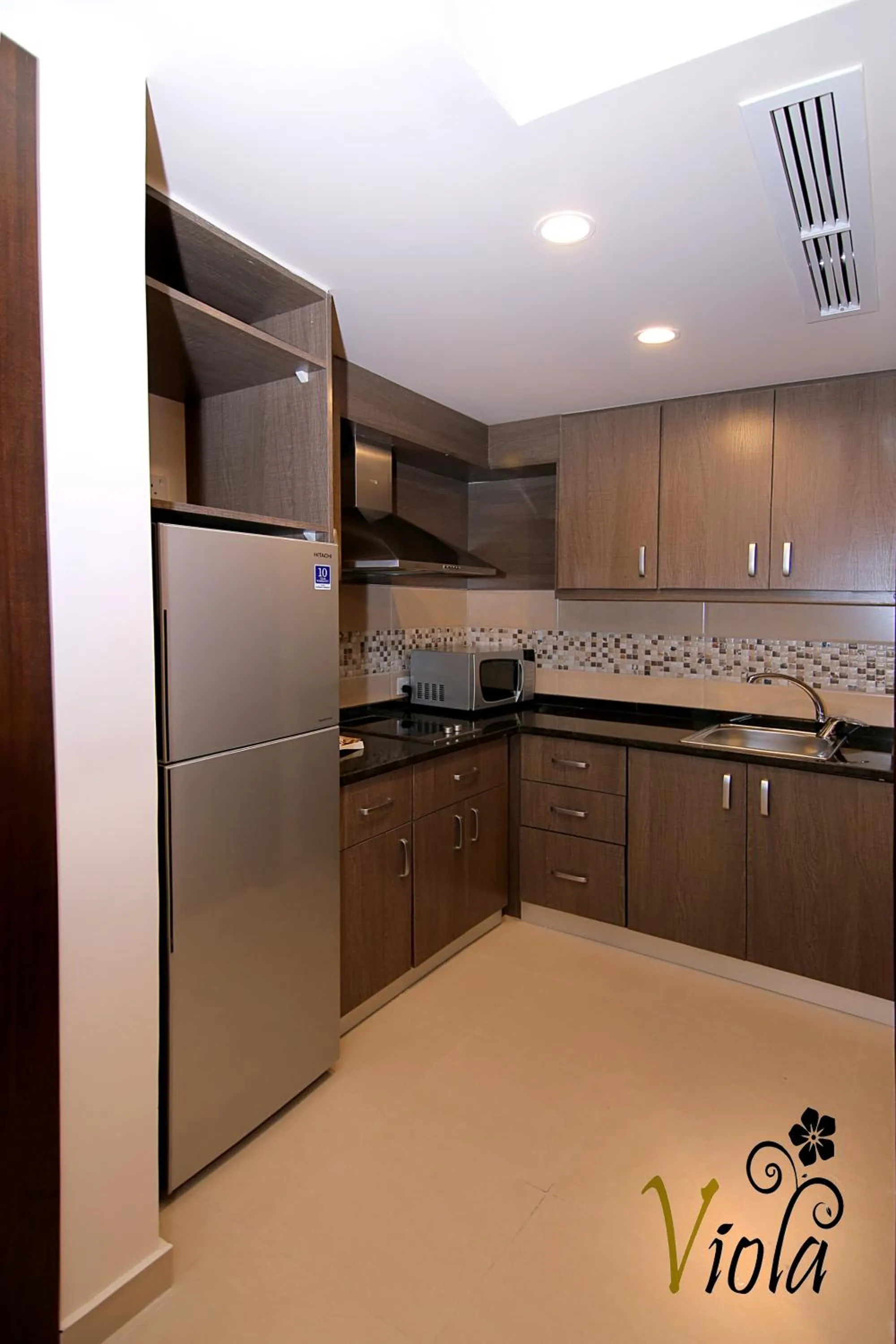Kitchen or kitchenette in Viola Hotel Suites